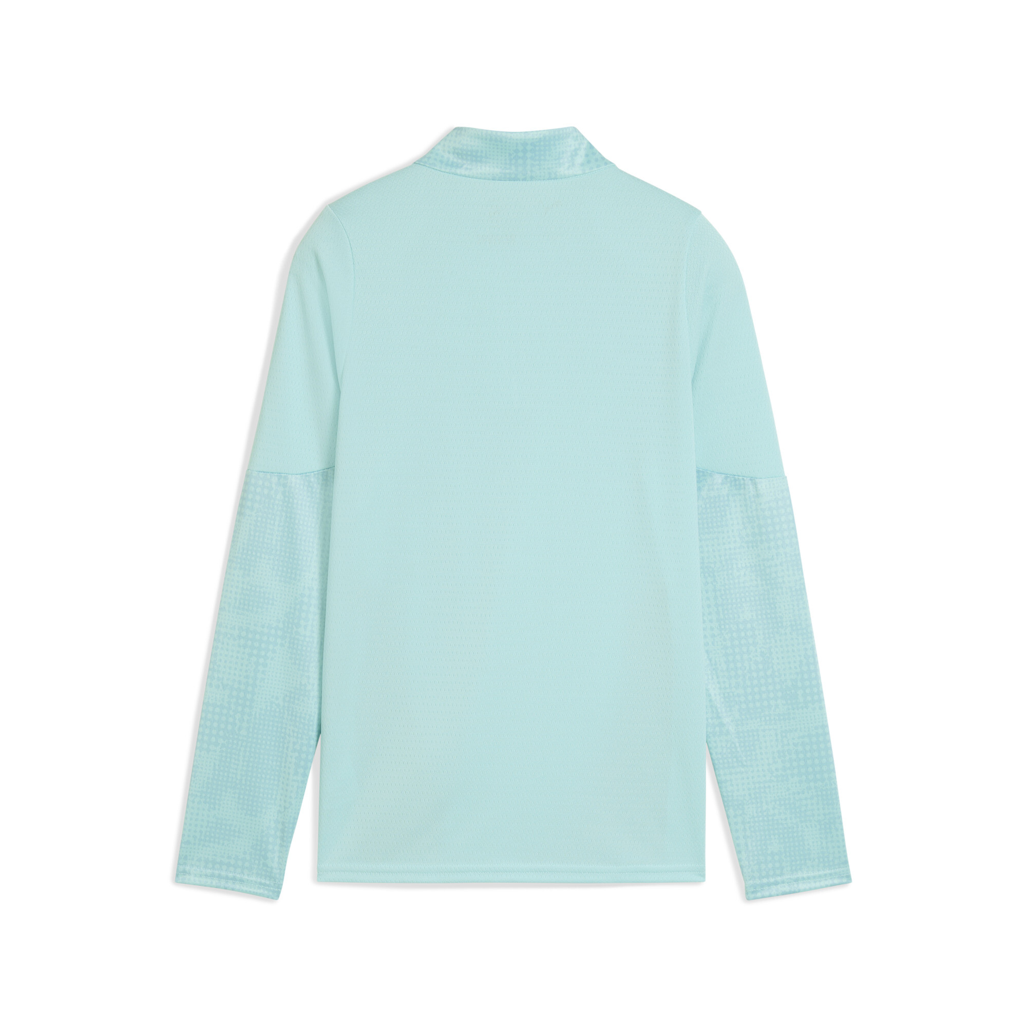 PUMA Olympique de Marseille trainingstop met kwartrits, Blauw, Maat 9-10Y thumbnail 2