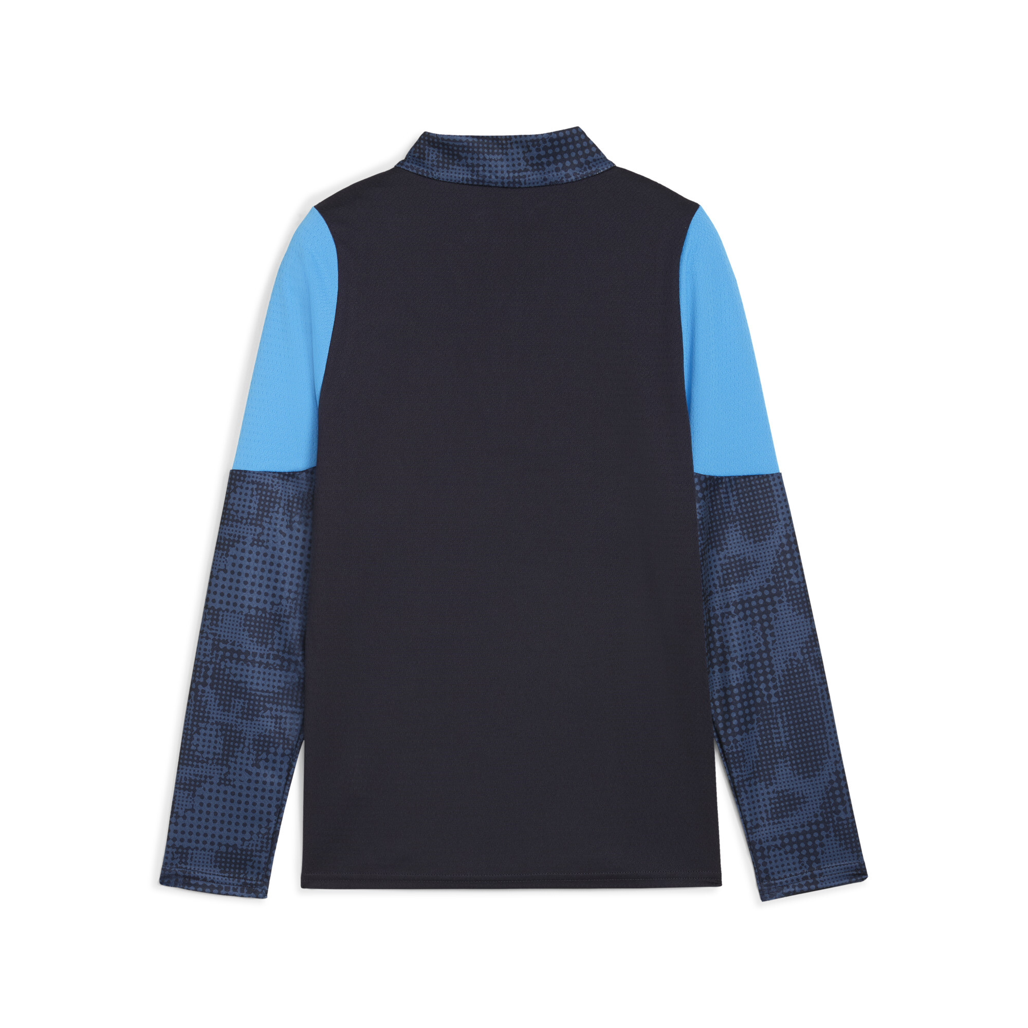 PUMA Olympique de Marseille trainingstop met kwartrits, Blauw, Maat 15-16Y thumbnail 2
