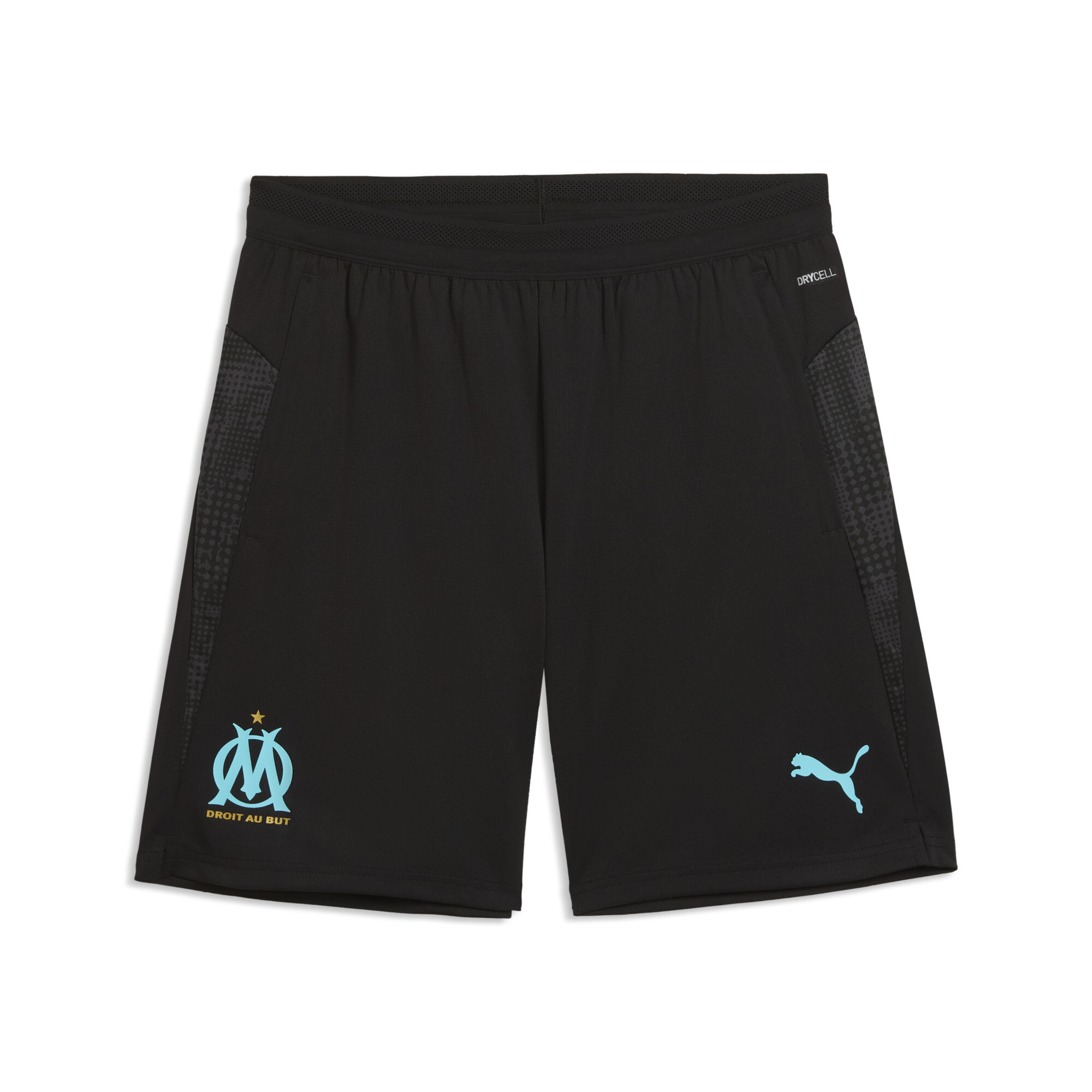 PUMA Olympique de Marseille trainingsshort voor Heren, Zwart, Maat M
