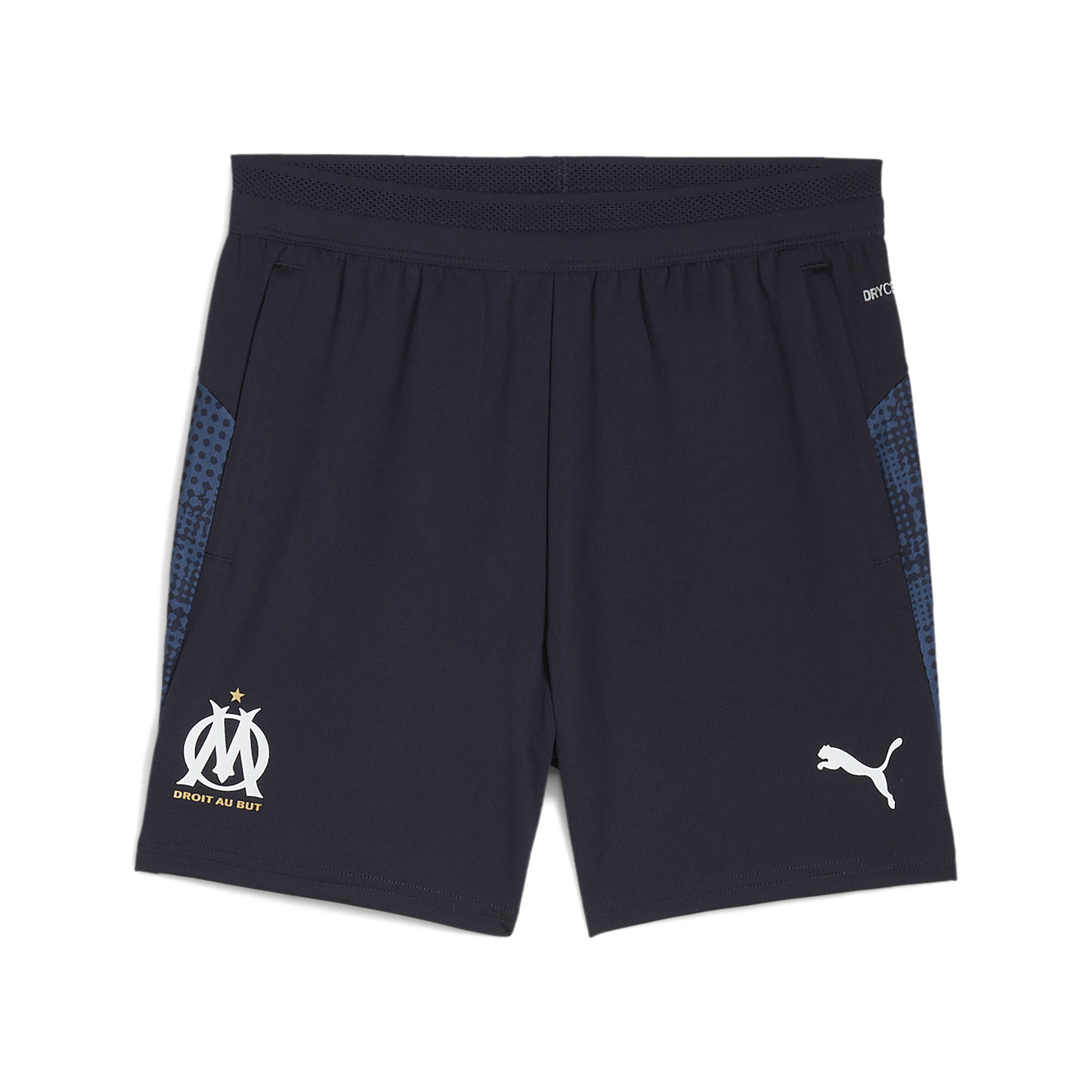 PUMA Olympique de Marseille trainingsbroek, Blauw/Wit, Maat 5-6Y thumbnail 3