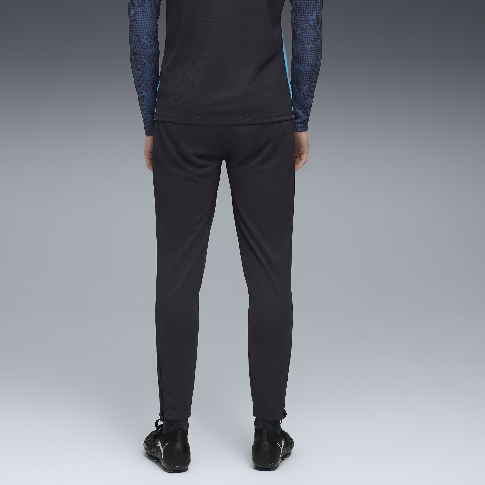 PUMA Olympique de Marseille trainingsbroek voor Heren, Blauw/Wit, Maat M thumbnail 3