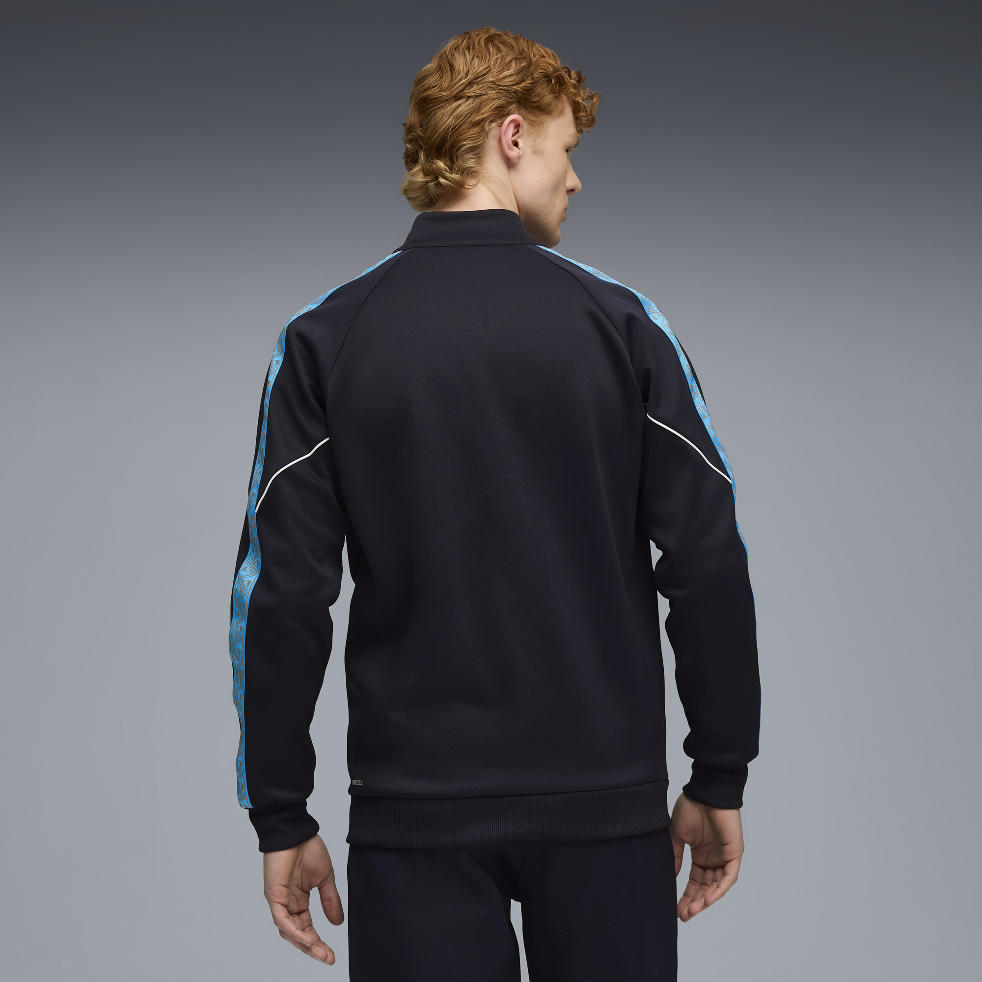 PUMA Olympique de Marseille KING Anthem jack voor Heren, Blauw, Maat L thumbnail 5