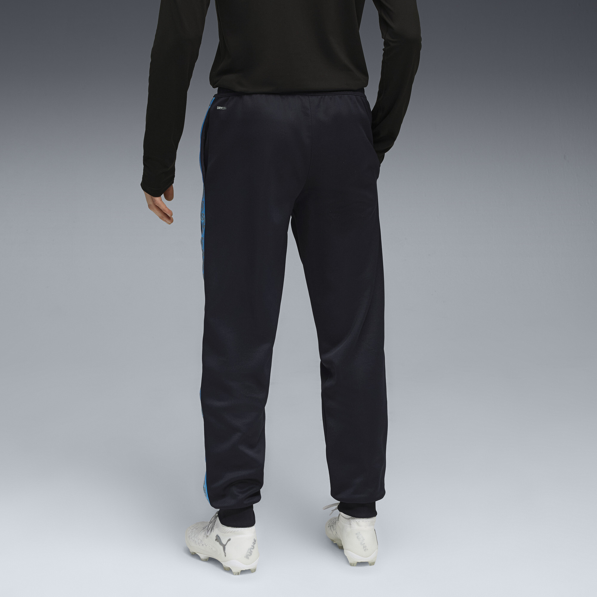 PUMA Olympique de Marseille KING Anthem broek voor Heren, Blauw, Maat XS thumbnail 3