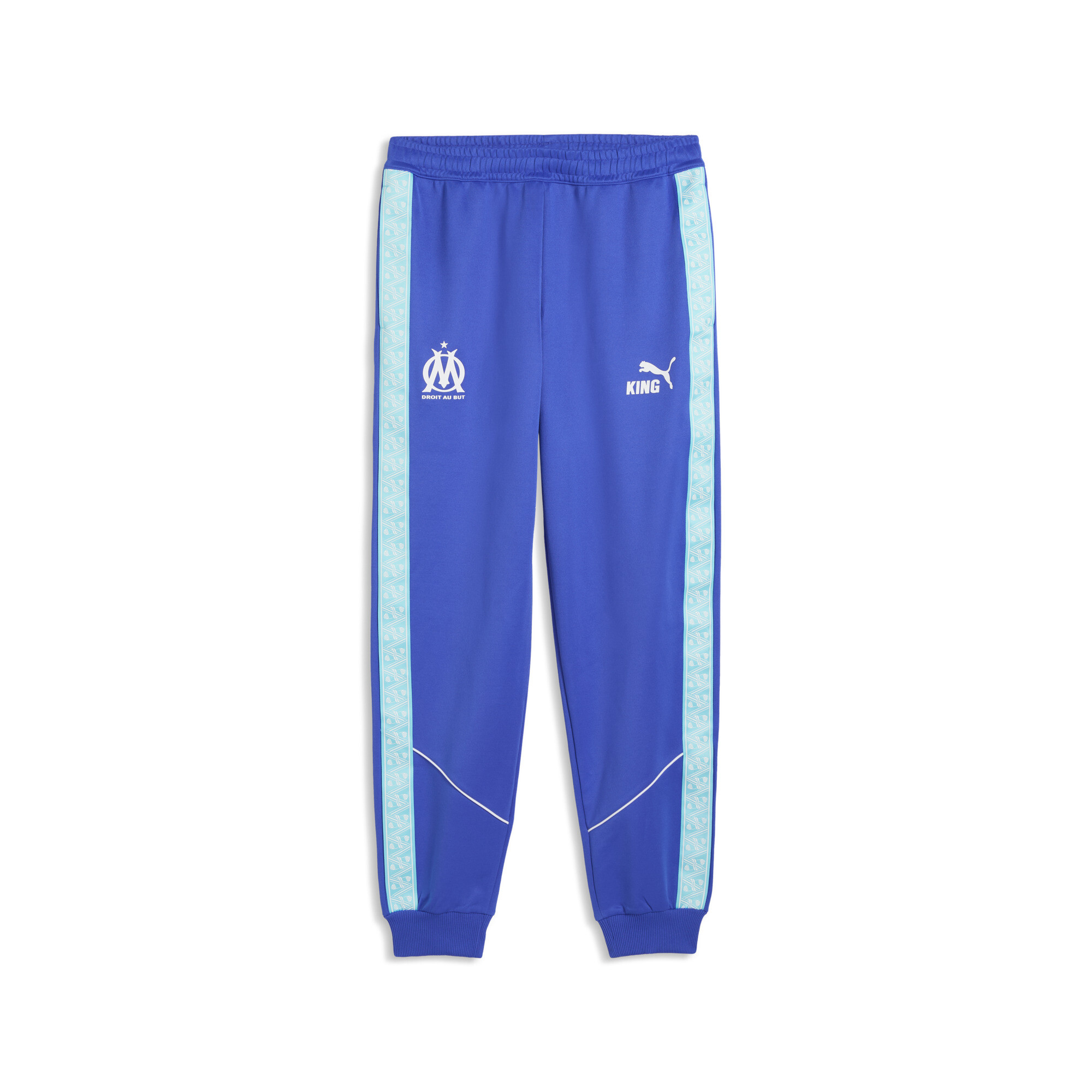 PUMA Olympique de Marseille KING Anthem broek voor Heren, Blauw, Maat M