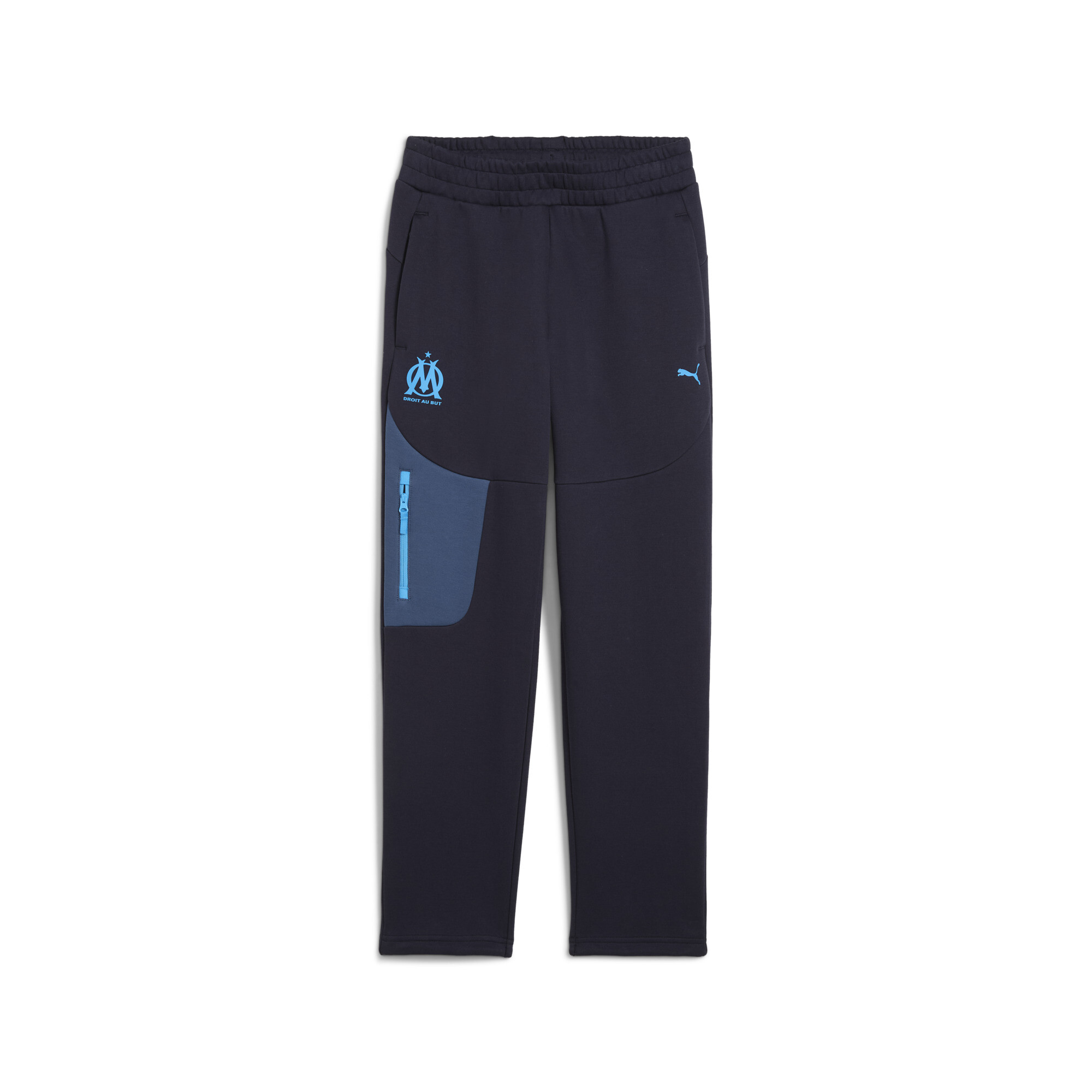 Olympique de Marseille PUMATECH sweatpants, Blauw, Maat 11-12Y thumbnail 3