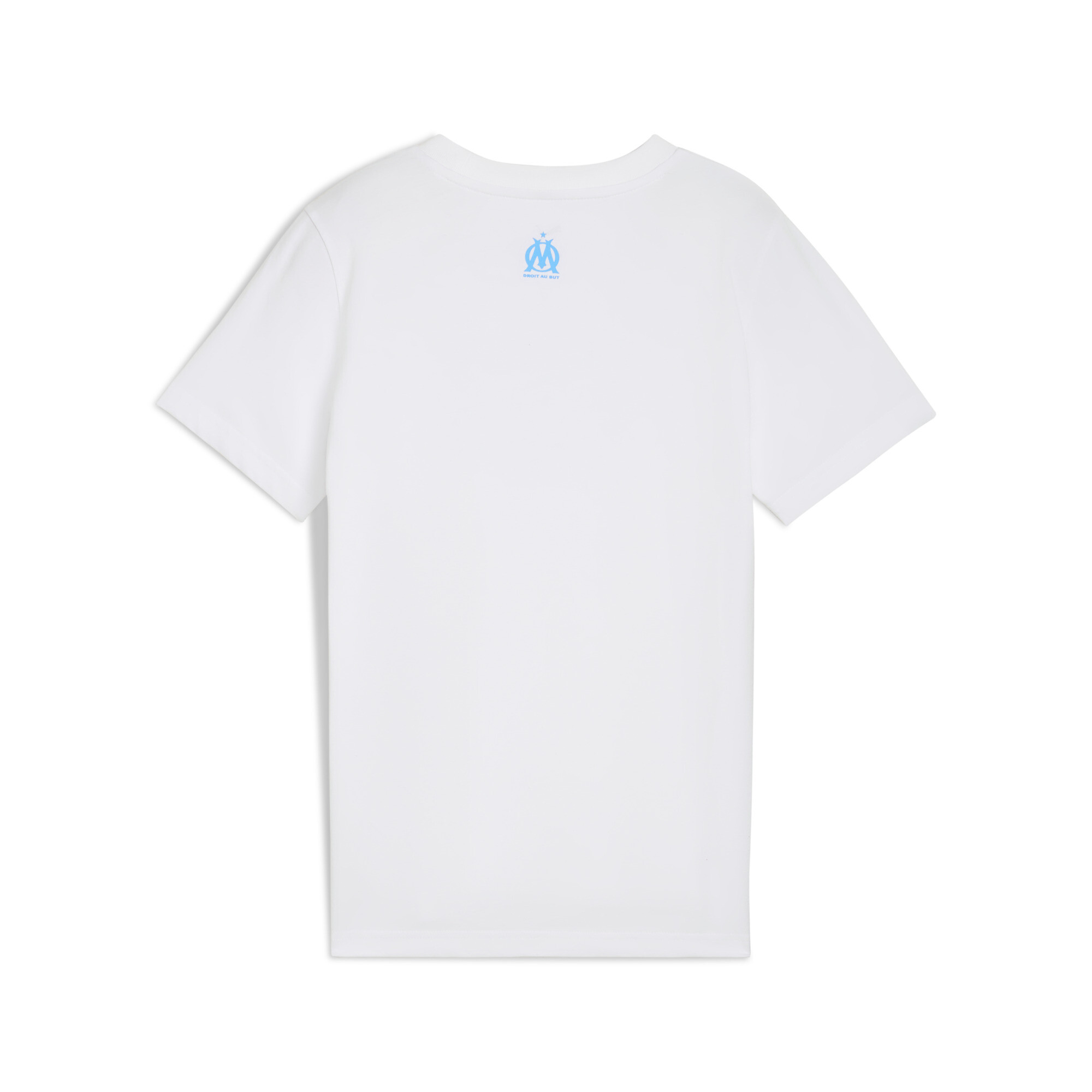 PUMA Olympique de Marseille FtblCulture T-shirt, Blauw/Wit, Maat 15-16Y thumbnail 2