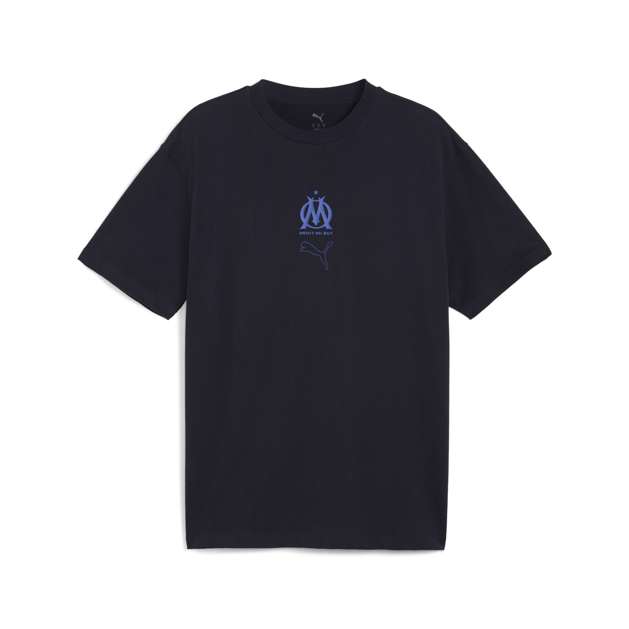 PUMA Olympique de Marseille FtblEssentials Cellerator uniseks T-shirt, Blauw, Maat XXL thumbnail 3