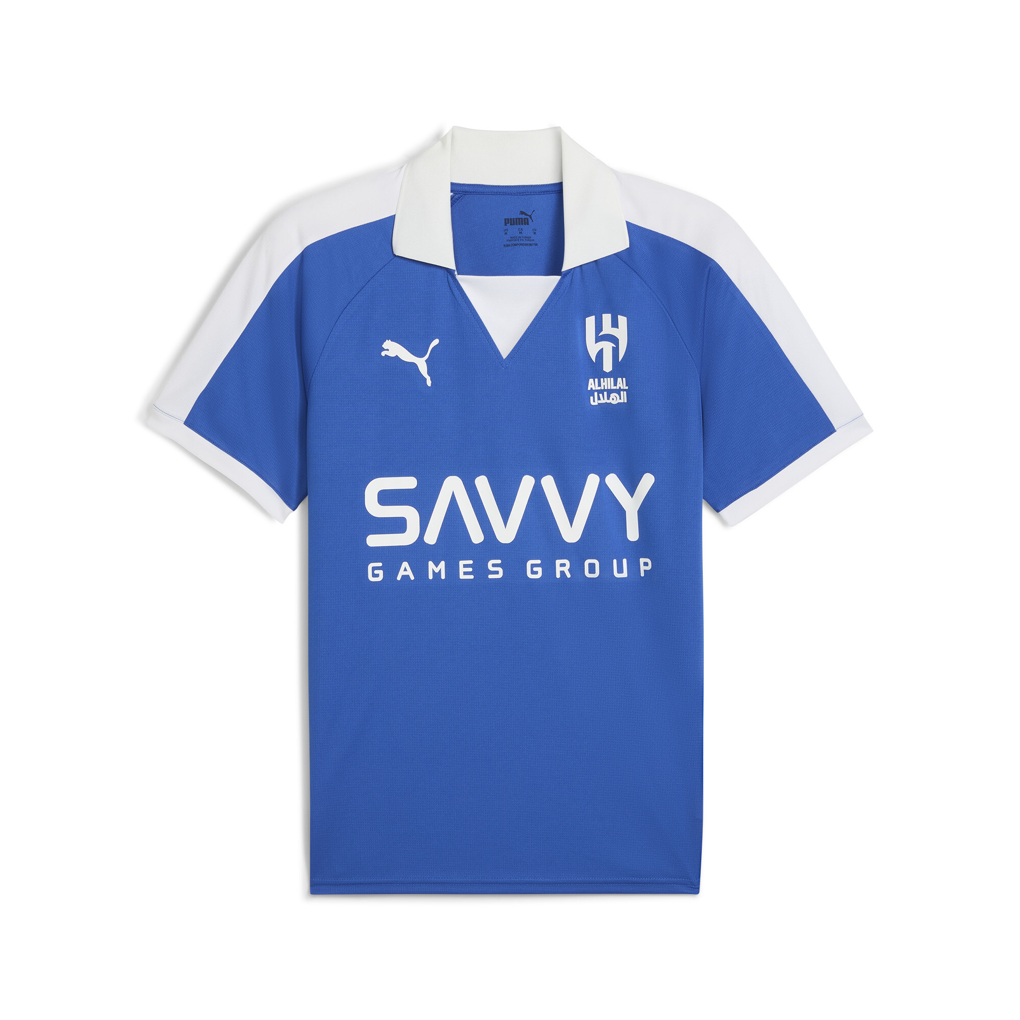 Puma Al Hilal Saudi F.C. Anniversary Trikot Herren | Mit Plain | Blue Intense/White | Größe: XL