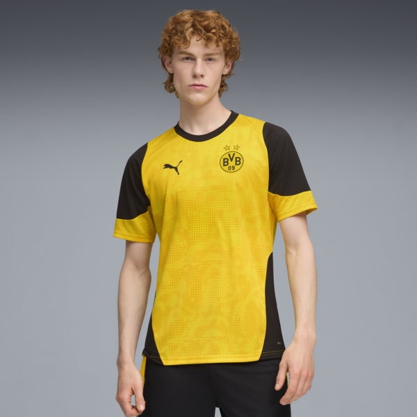 Camiseta de entrenamiento Borussia Dortmund para hombre, Faster Yellow-PUMA Black, large-ARG