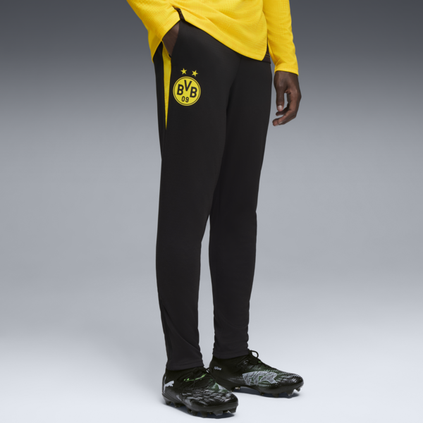 Pantalones de entrenamiento Borussia Dortmund para hombre, PUMA Black-Faster Yellow, large-ARG