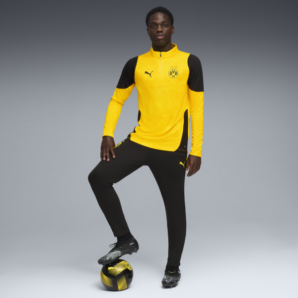 Pantalones de entrenamiento Borussia Dortmund para hombre, PUMA Black-Faster Yellow, large-ARG