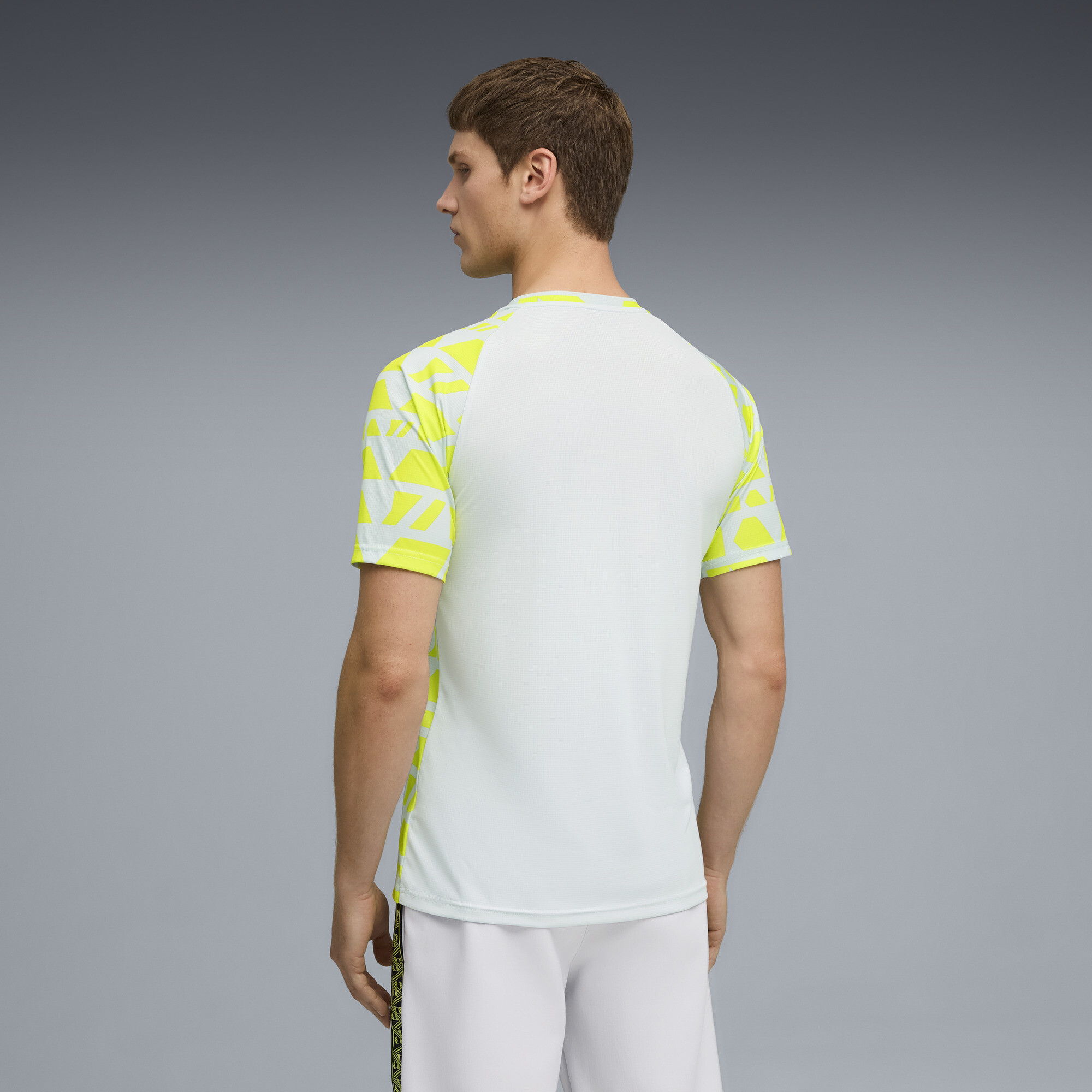 PUMA Borussia Dortmund pre-match shirt voor Heren, Geel/Zilver, Maat L thumbnail 3