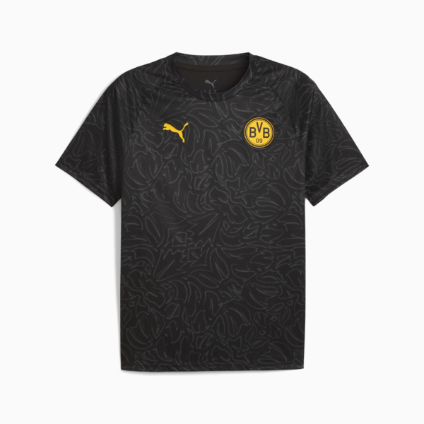 Borussia Dortmund Pre-match Jersey Men, PUMA Black-Yellow Sizzle, large-ZAF