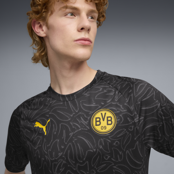 Borussia Dortmund Pre-match Jersey Men, PUMA Black-Yellow Sizzle, large-ZAF