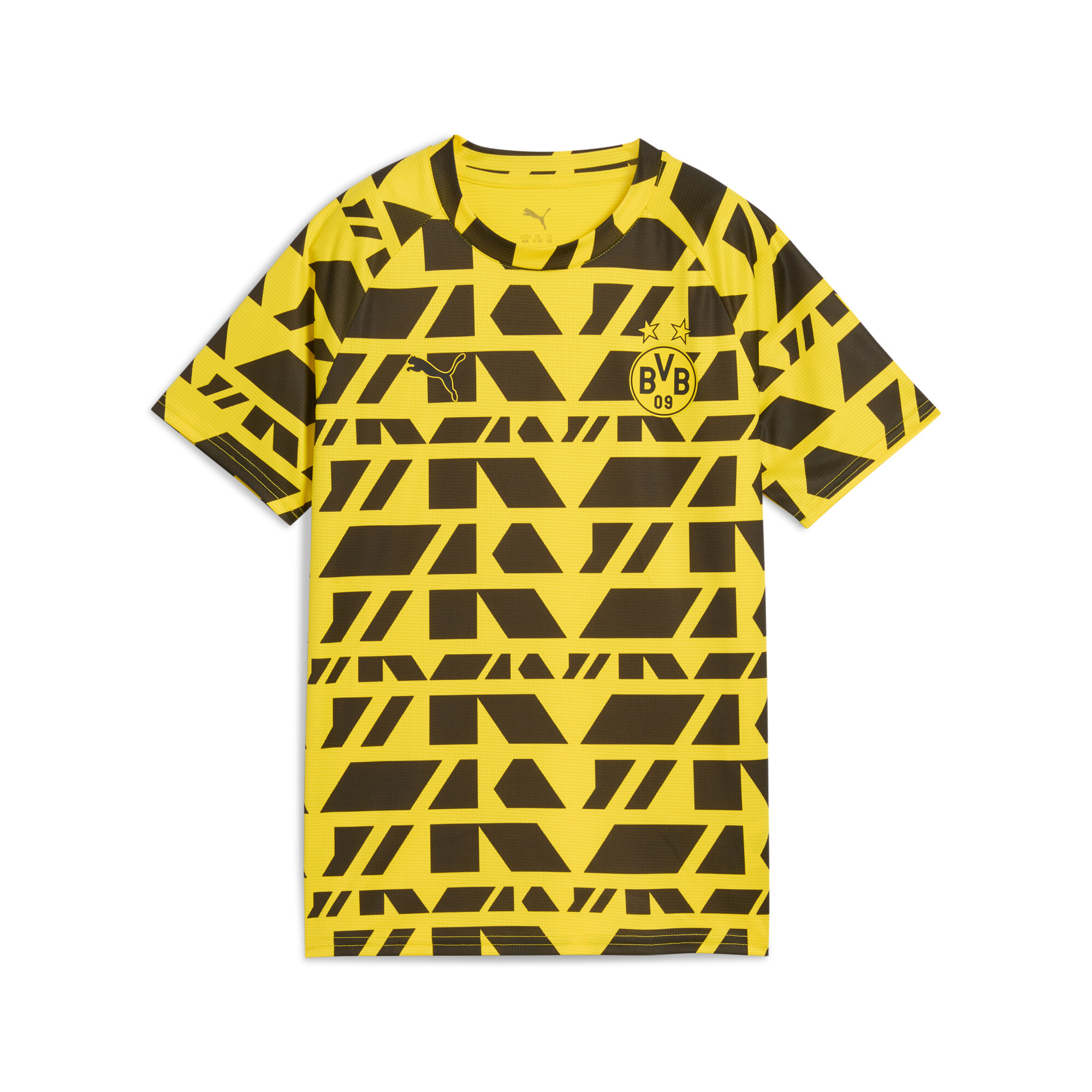 PUMA Borussia Dortmund pre-match shirt, Zwart/Geel, Maat 9-10Y thumbnail 3