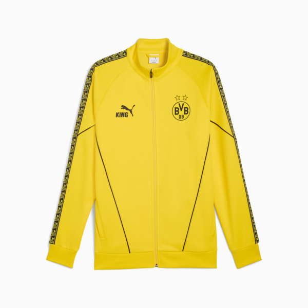 Borussia Dortmund KING Anthem Jacket Men, Faster Yellow-PUMA Black, large-ZAF