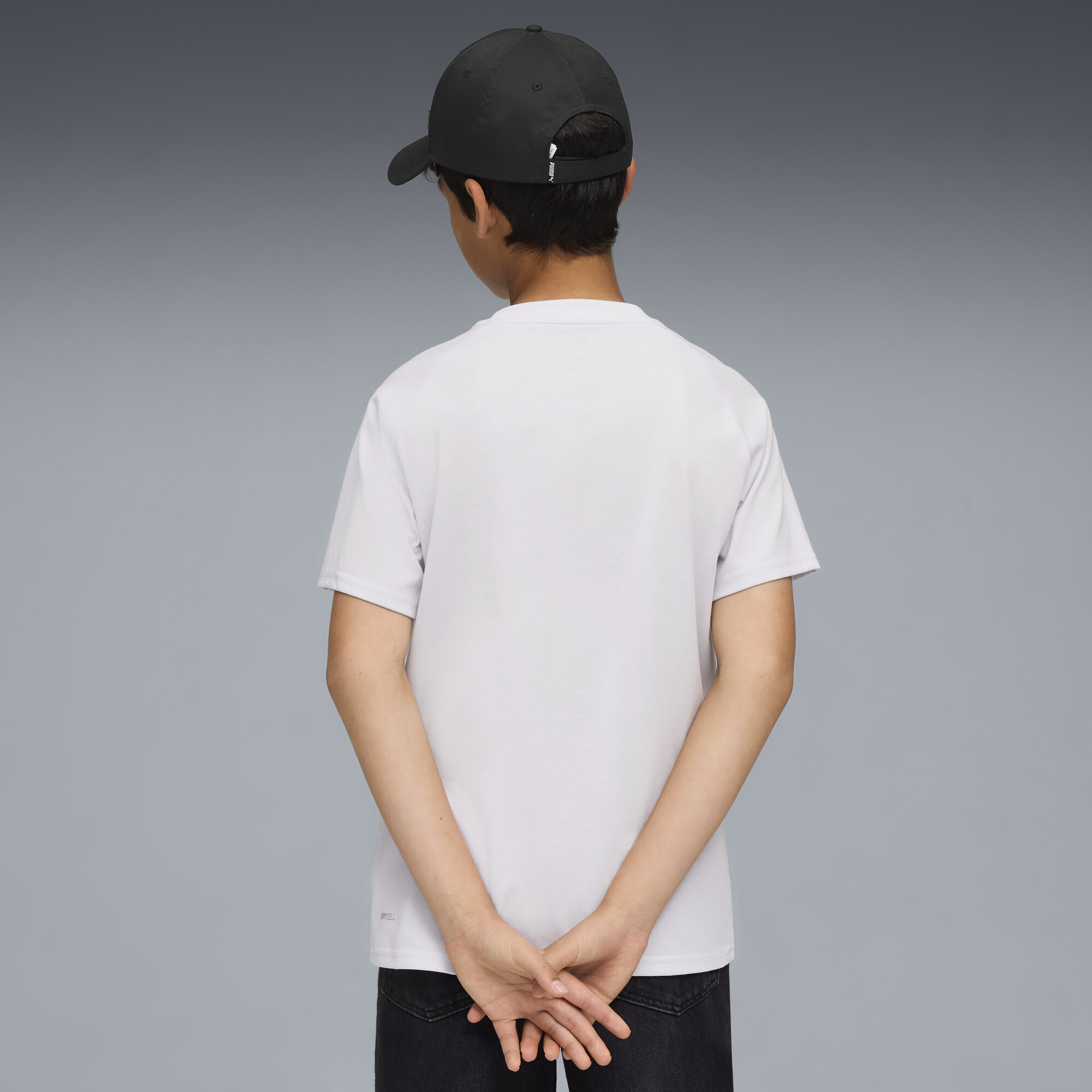 Borussia Dortmund PUMATECH T-shirt met zak, Geel/Zilver, Maat 11-12Y thumbnail 4