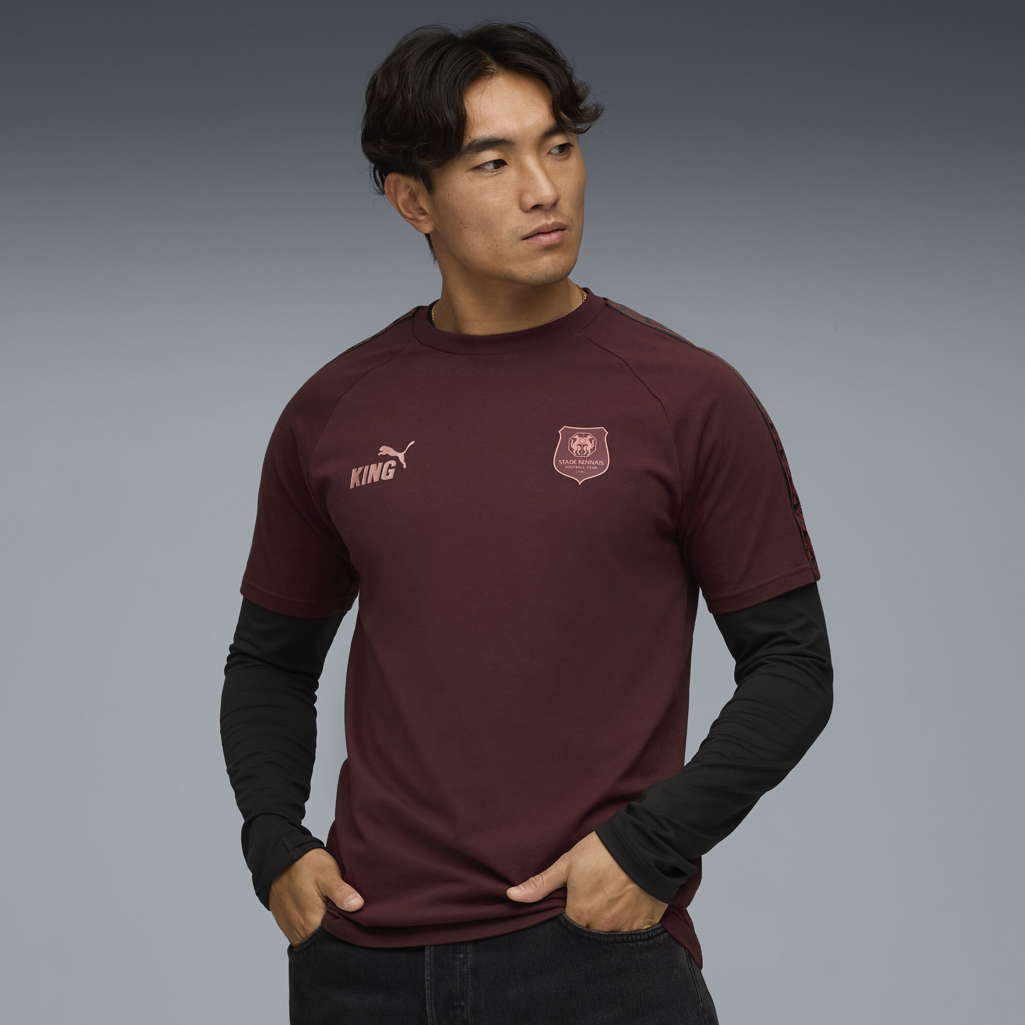 PUMA Stade Rennais FC KING T-shirt voor Heren, Maat M thumbnail 4