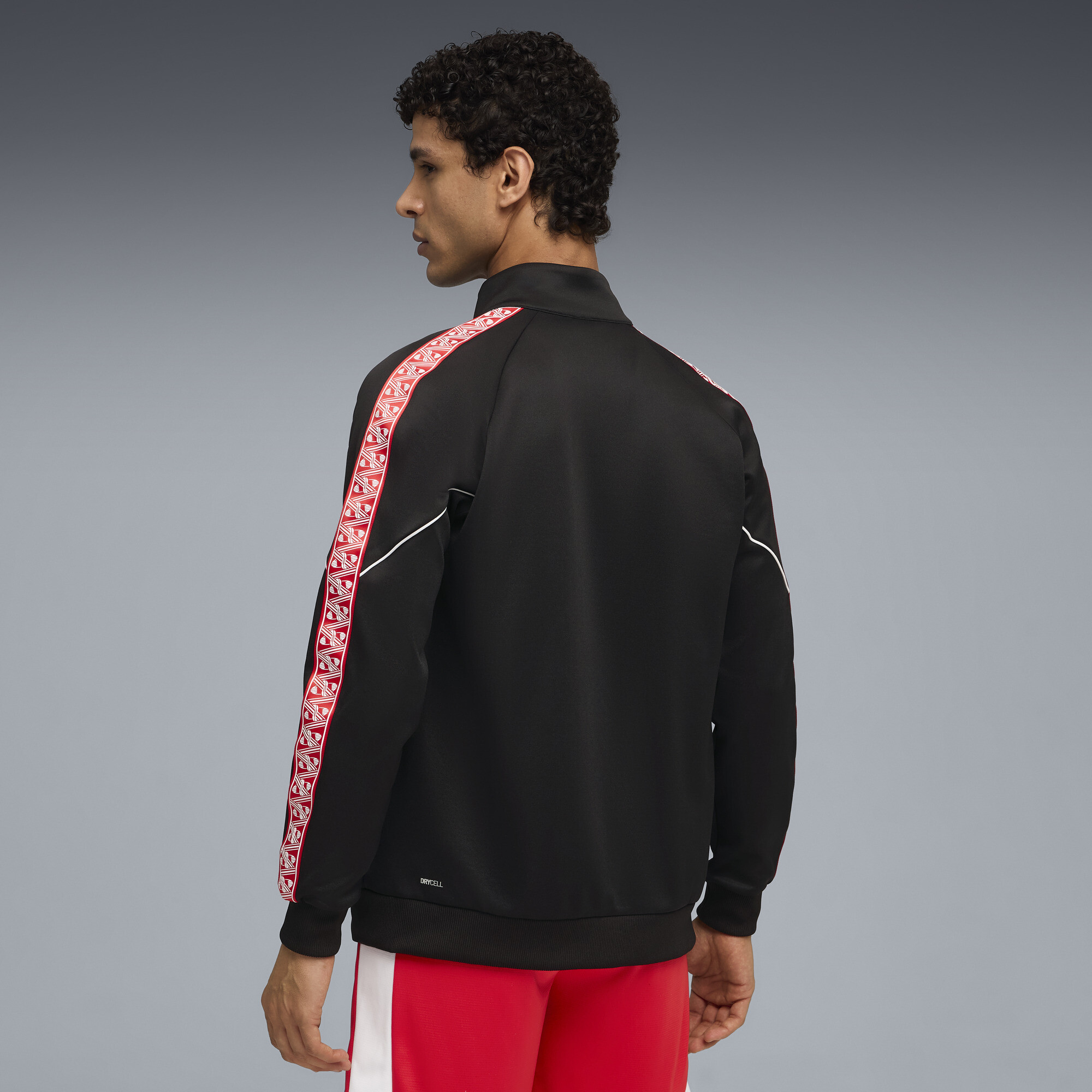 PUMA RB Leipzig KING Anthem jack voor Heren, Zwart/Rood, Maat S thumbnail 5