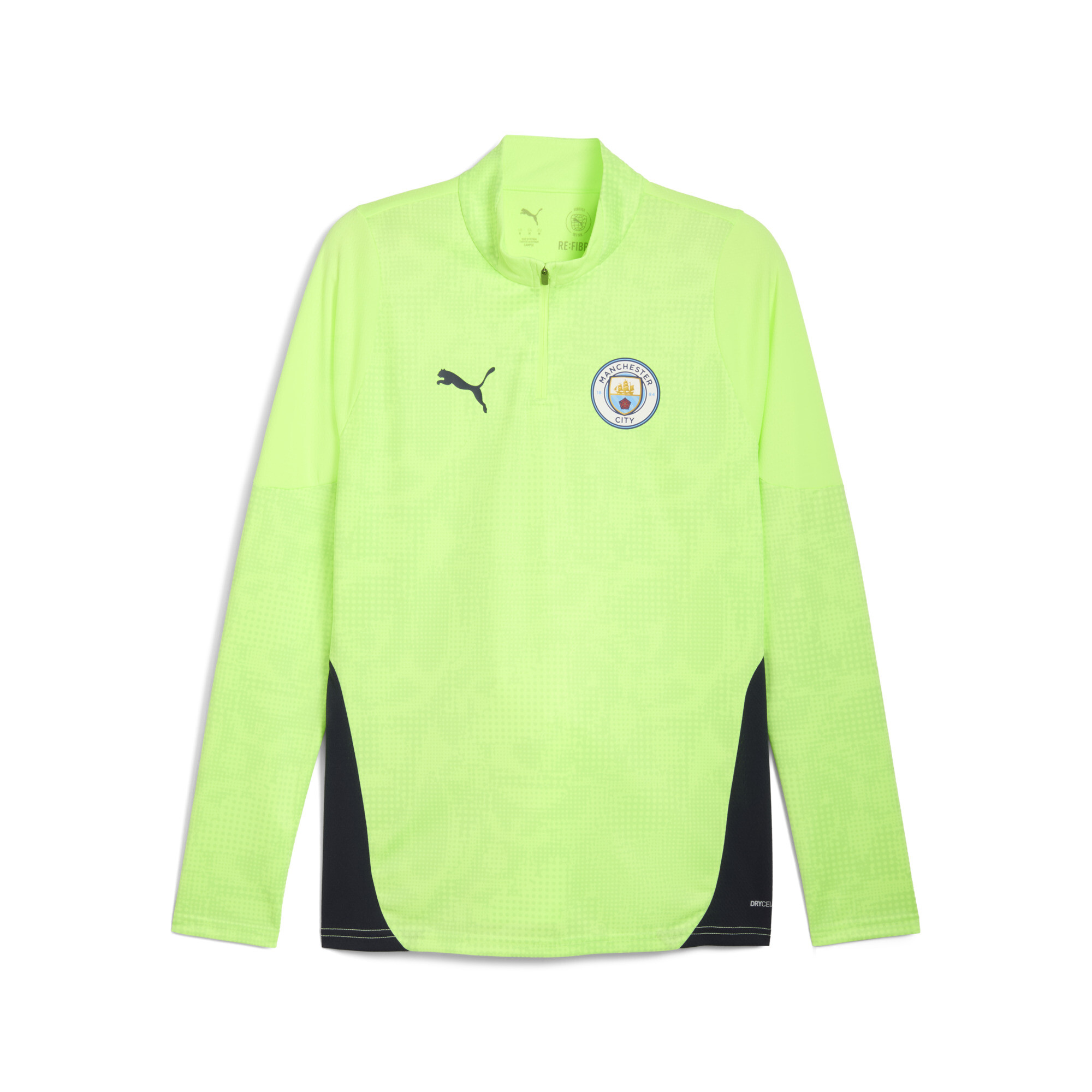 PUMA Manchester City trainingstop met kwartrits voor Heren, Blauw, Maat M