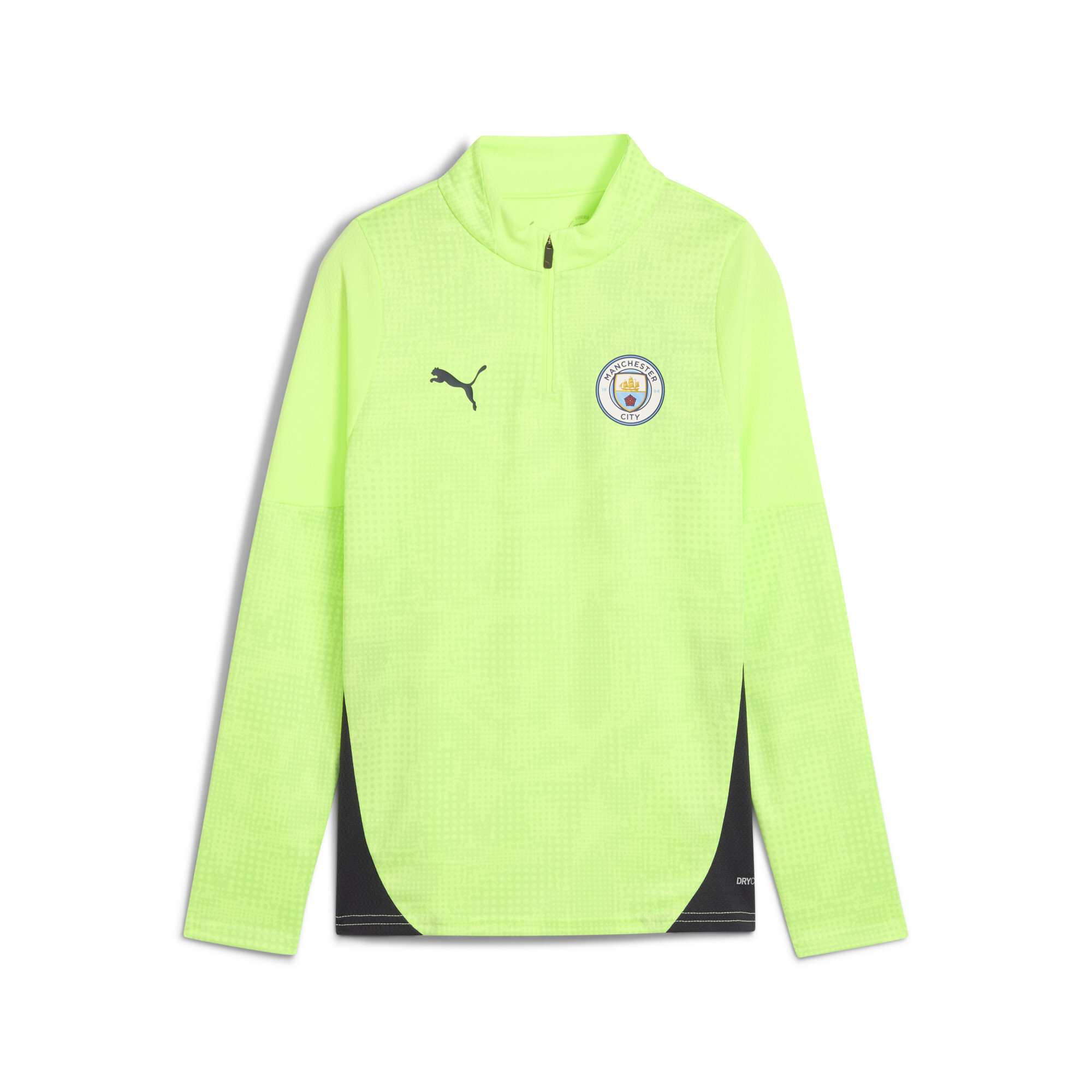 PUMA Manchester City trainingstop met kwartrits, Blauw, Maat 11-12Y thumbnail 3