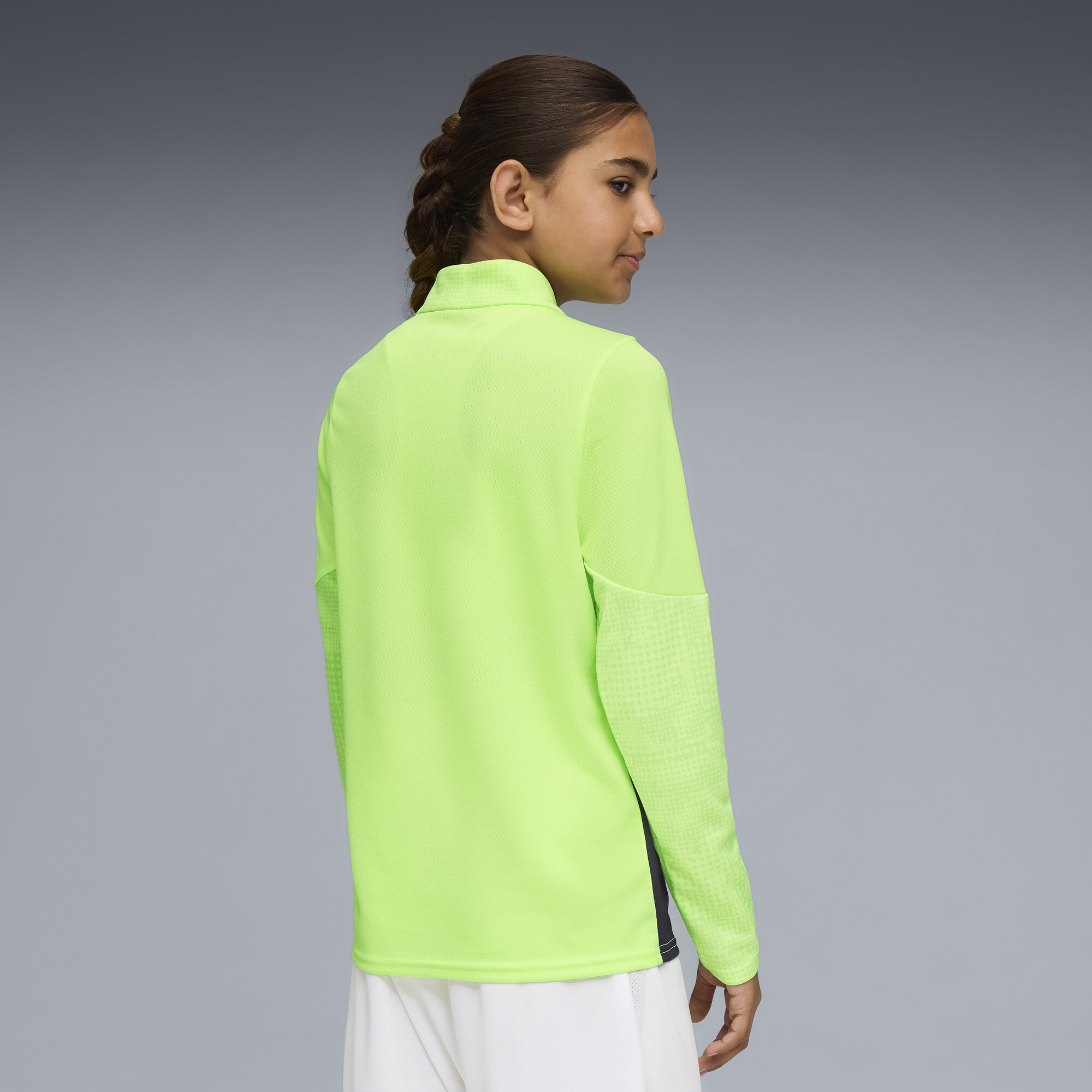 PUMA Manchester City trainingstop met kwartrits, Blauw, Maat 11-12Y thumbnail 4