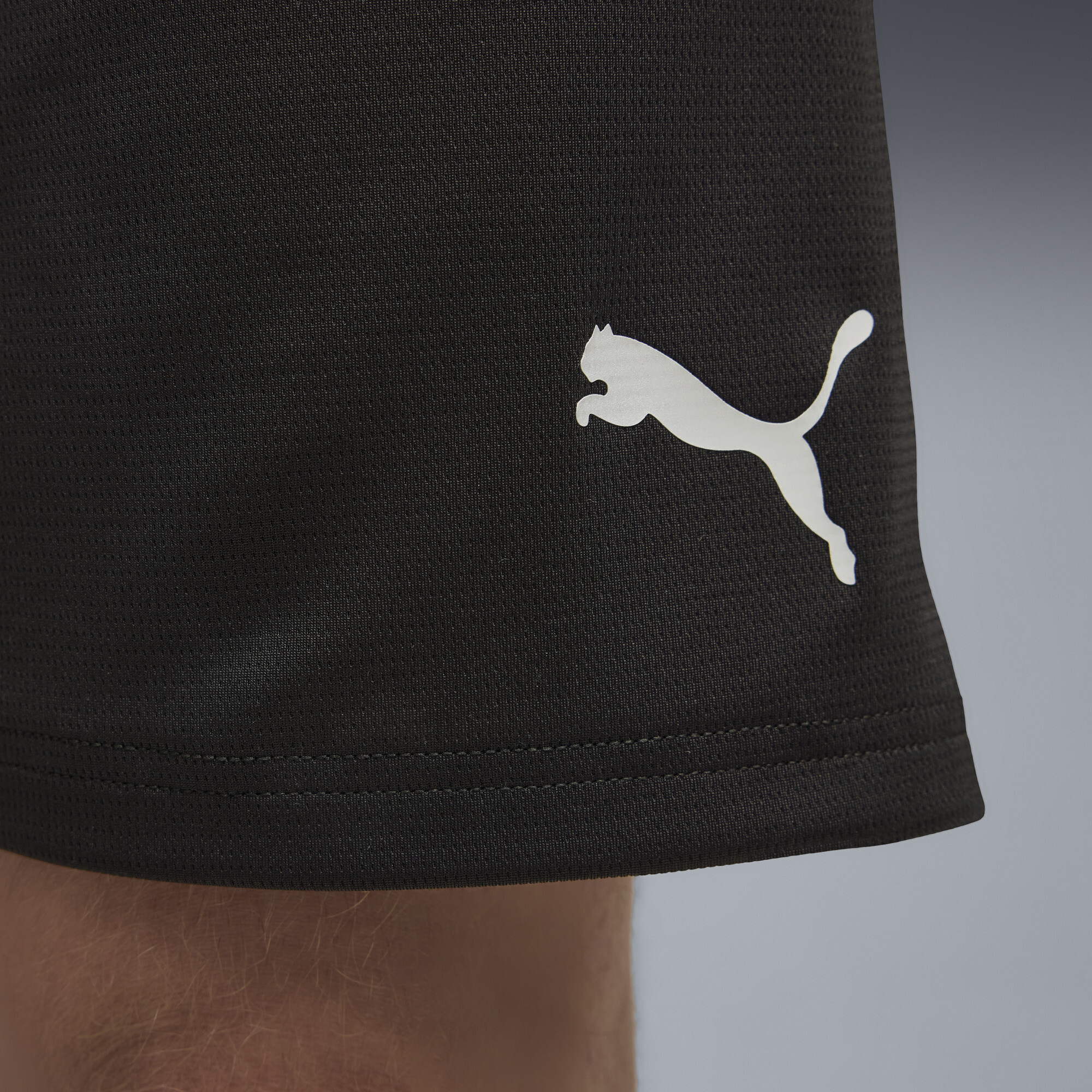 PUMA Manchester City trainingsshort voor Heren, Zwart/Zilver, Maat XXL thumbnail 2