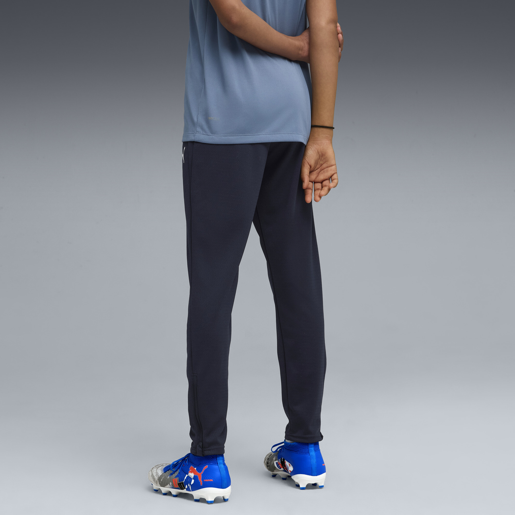 PUMA Manchester City trainingsbroek, Blauw, Maat 11-12Y thumbnail 5