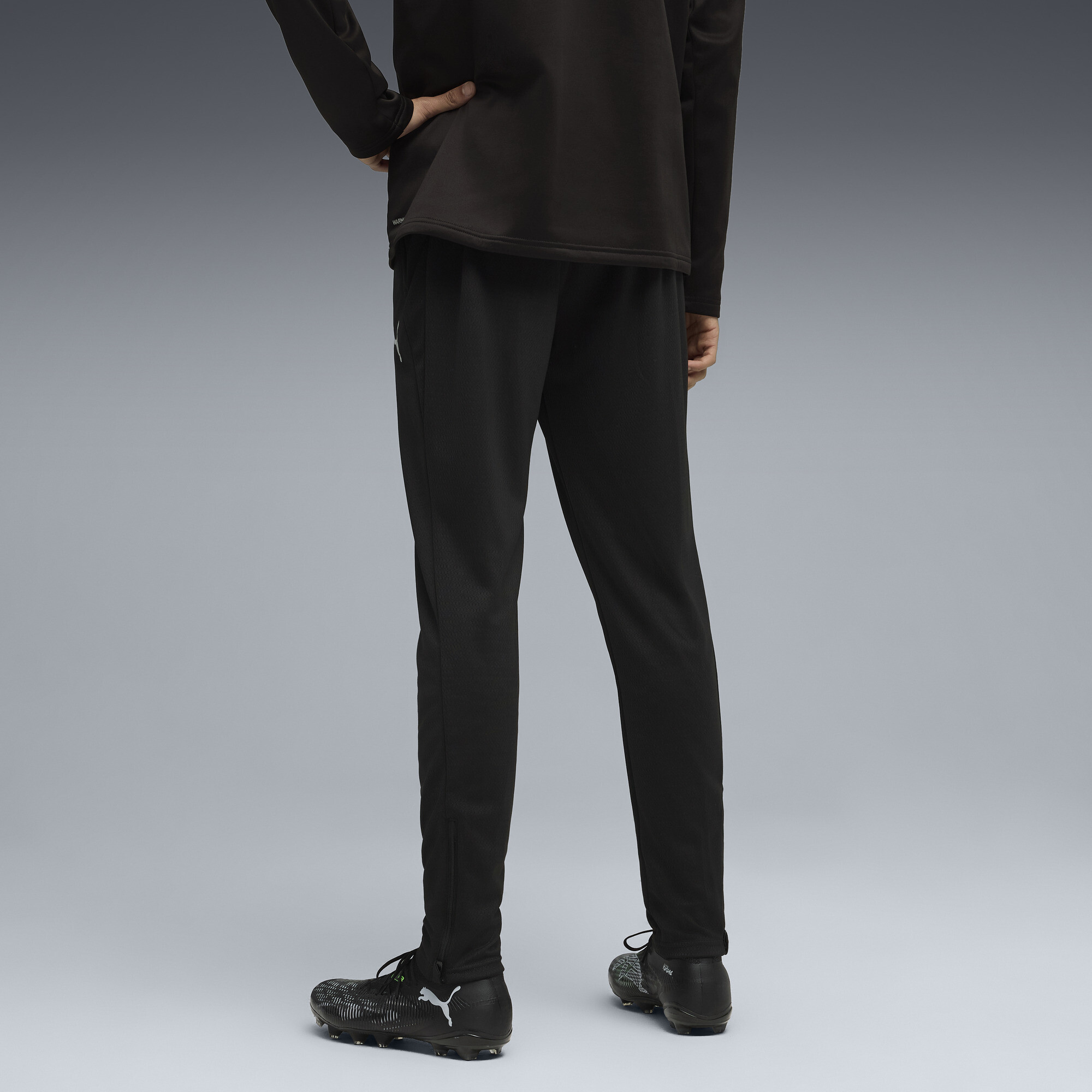 PUMA Manchester City trainingsbroek voor Heren, Zwart/Zilver, Maat XS thumbnail 3