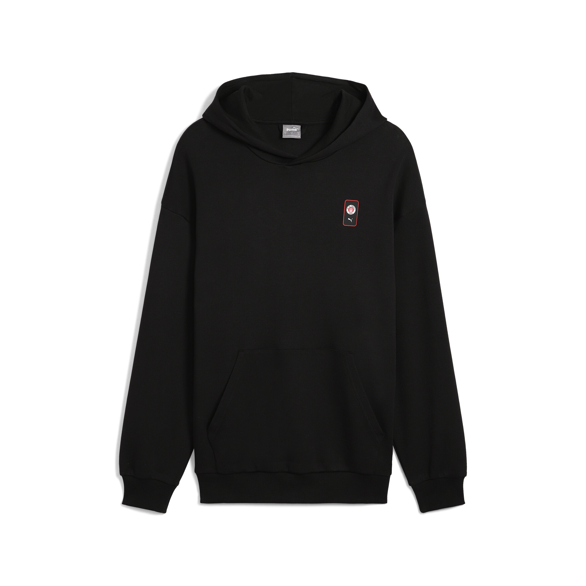 FC St. Pauli hoodie met retro print voor Heren, Zwart/Wit, Maat XXL | PUMA