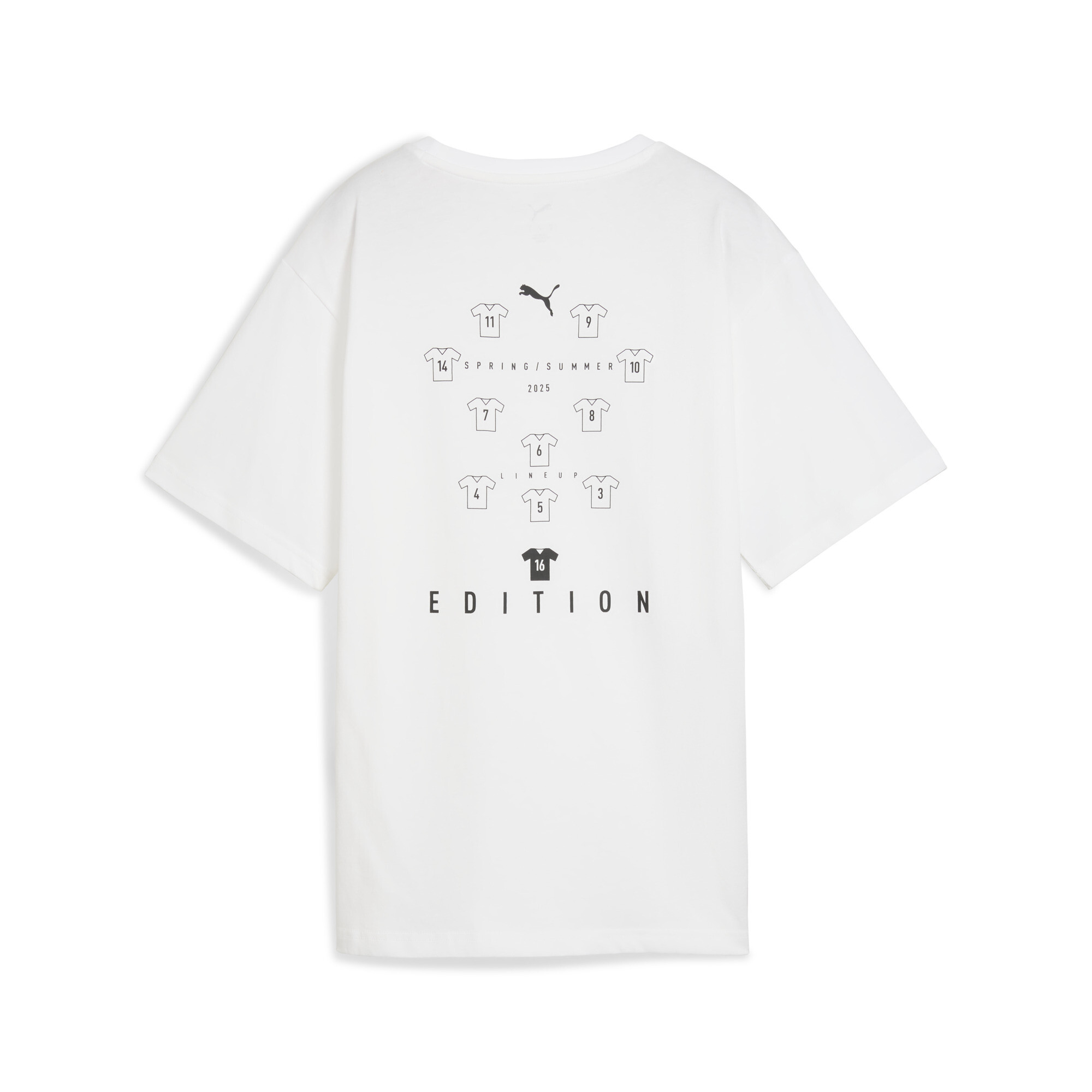 PUMA FtblEdition Voetbal-T-shirt voor Dames, Wit, Maat XL thumbnail 2