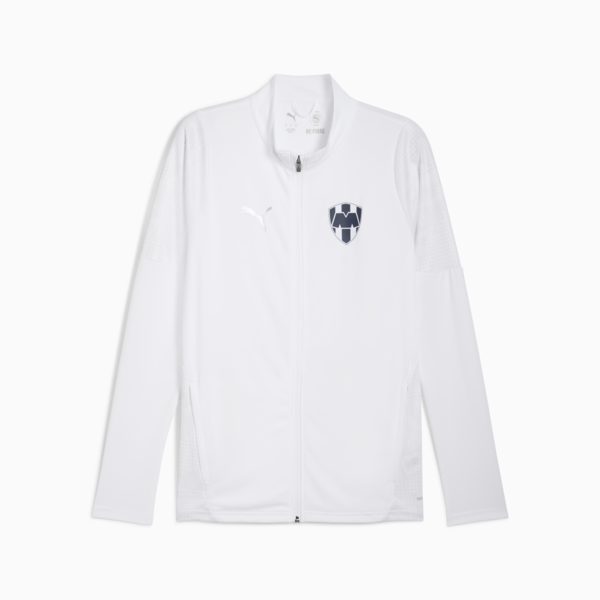 CF Monterrey Training Jacket Men, PUMA White-Feather Gray, large-MEX