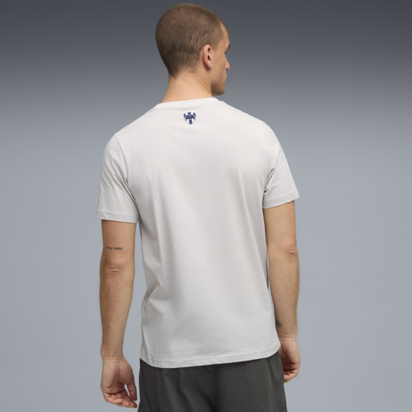 Camiseta FtblCulture del CF Monterrey para hombre, Feather Gray-PUMA Navy, large-MEX