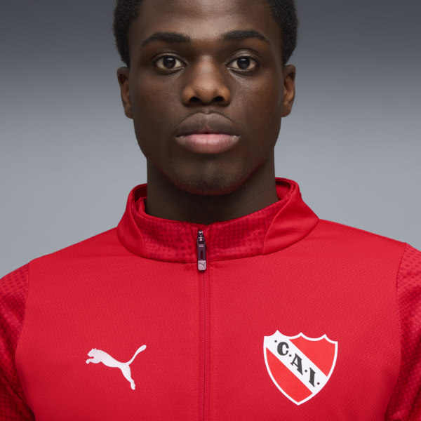 Campera de entrenamiento C.A. Independiente para hombre, PUMA Red-PUMA Silver, large-ARG
