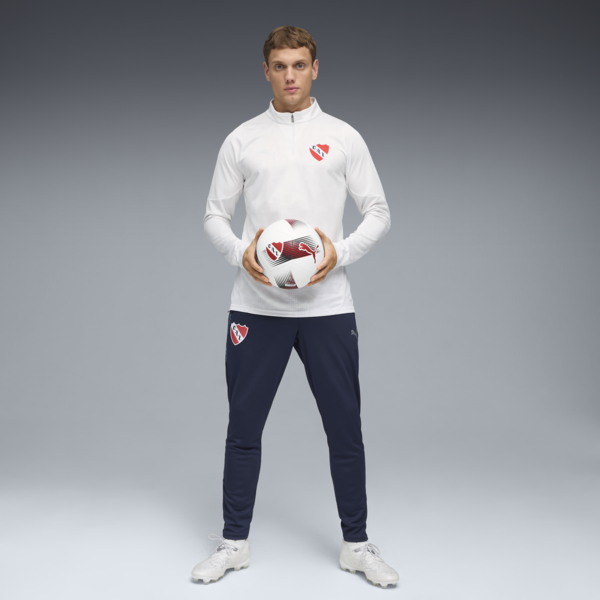 Buzo zip 1/4 de entrenamiento C.A. Independiente para hombre, PUMA White-PUMA Silver, large-ARG