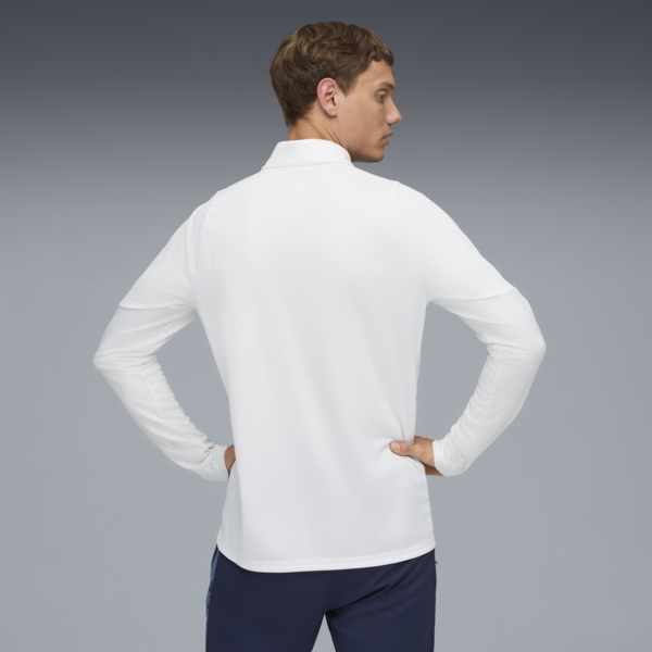 Buzo zip 1/4 de entrenamiento C.A. Independiente para hombre, PUMA White-PUMA Silver, large-ARG