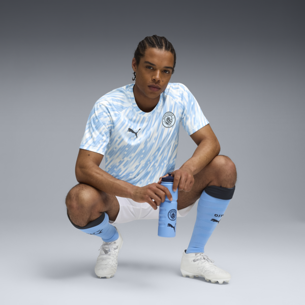 Manchester City Pre-match Jersey Men, Silver Sky, large-ZAF