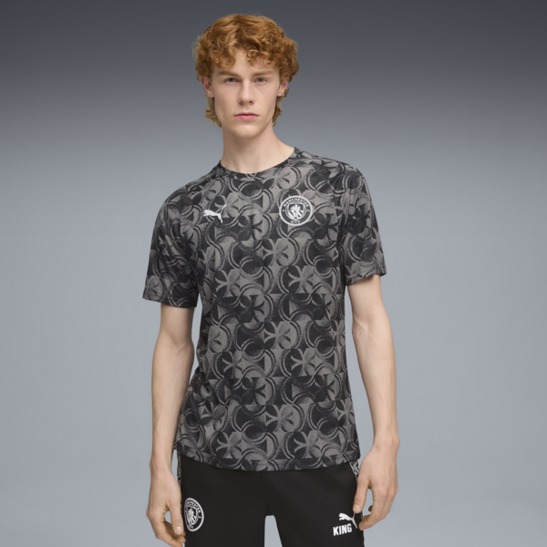 Manchester City Pre-match Jersey Men, PUMA Black-Flat Dark Gray, large-ZAF