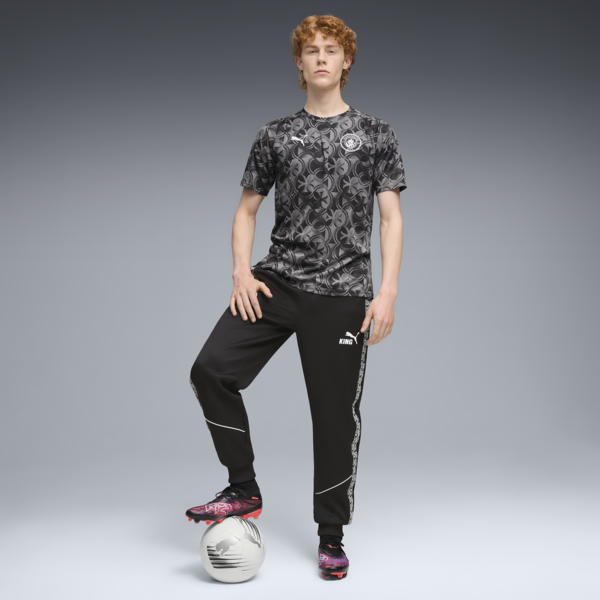 Manchester City Pre-match Jersey Men, PUMA Black-Flat Dark Gray, large-ZAF