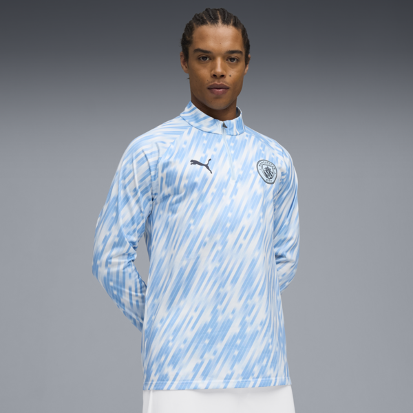 Remera pre-partido Manchester City para hombre, Silver Sky, large-ARG
