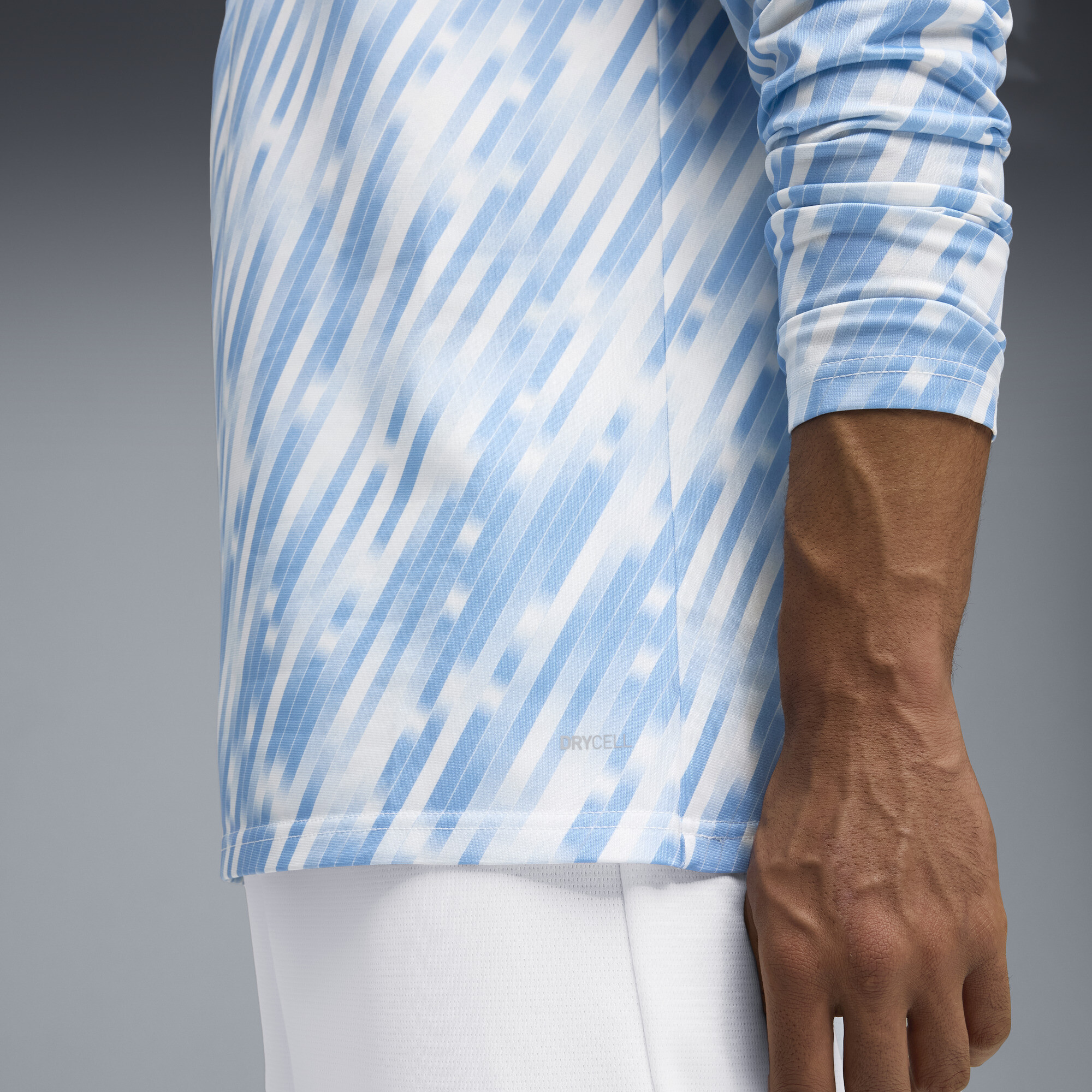 PUMA Manchester City top met kwartrits voor Heren, Zilver, Maat XXL thumbnail 2