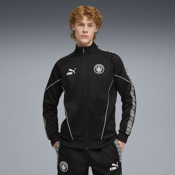 Campera Manchester City KING Anthem para hombre, PUMA Black, large-ARG