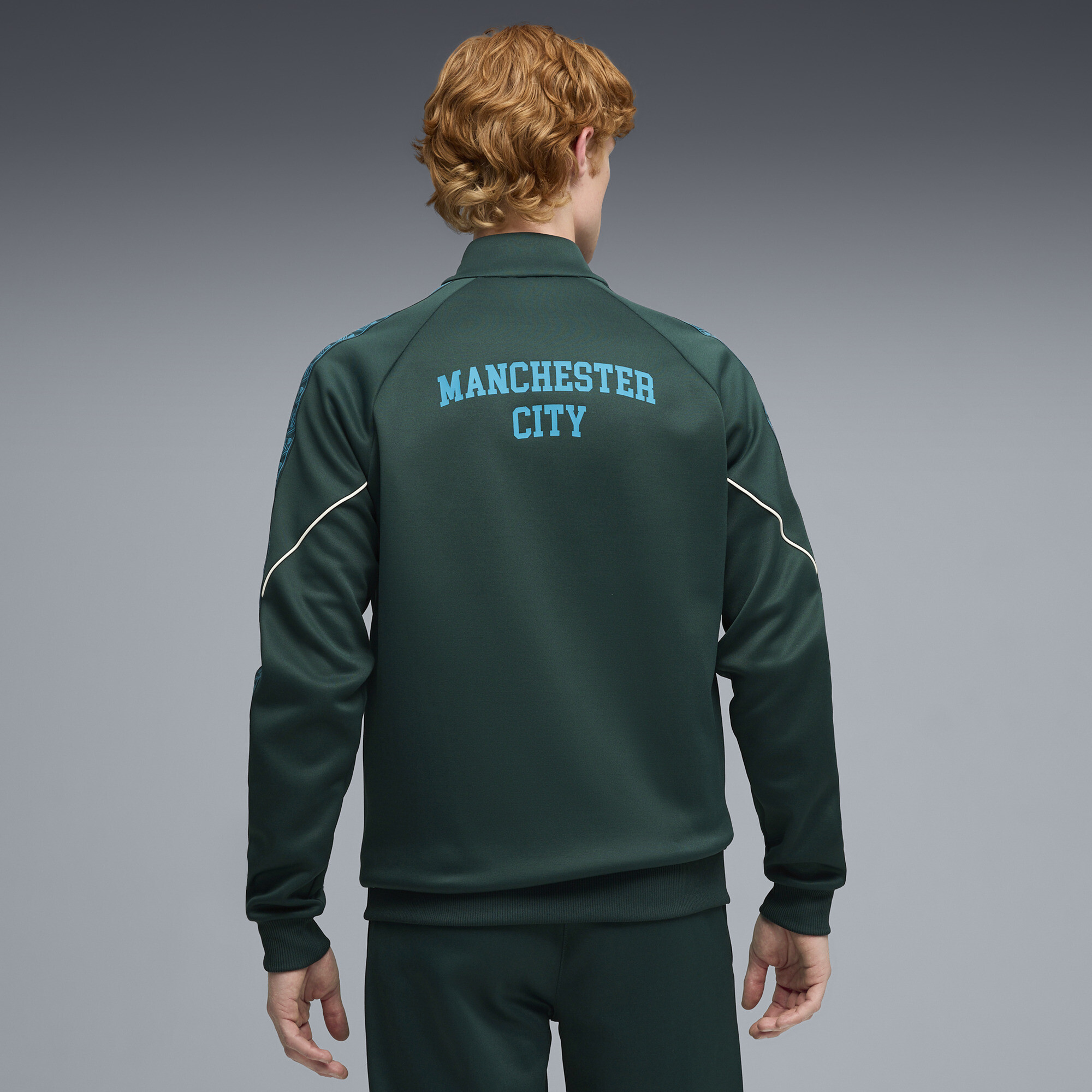 PUMA Manchester City KING Anthem jack voor Heren, Blauw/Groen, Maat L thumbnail 5