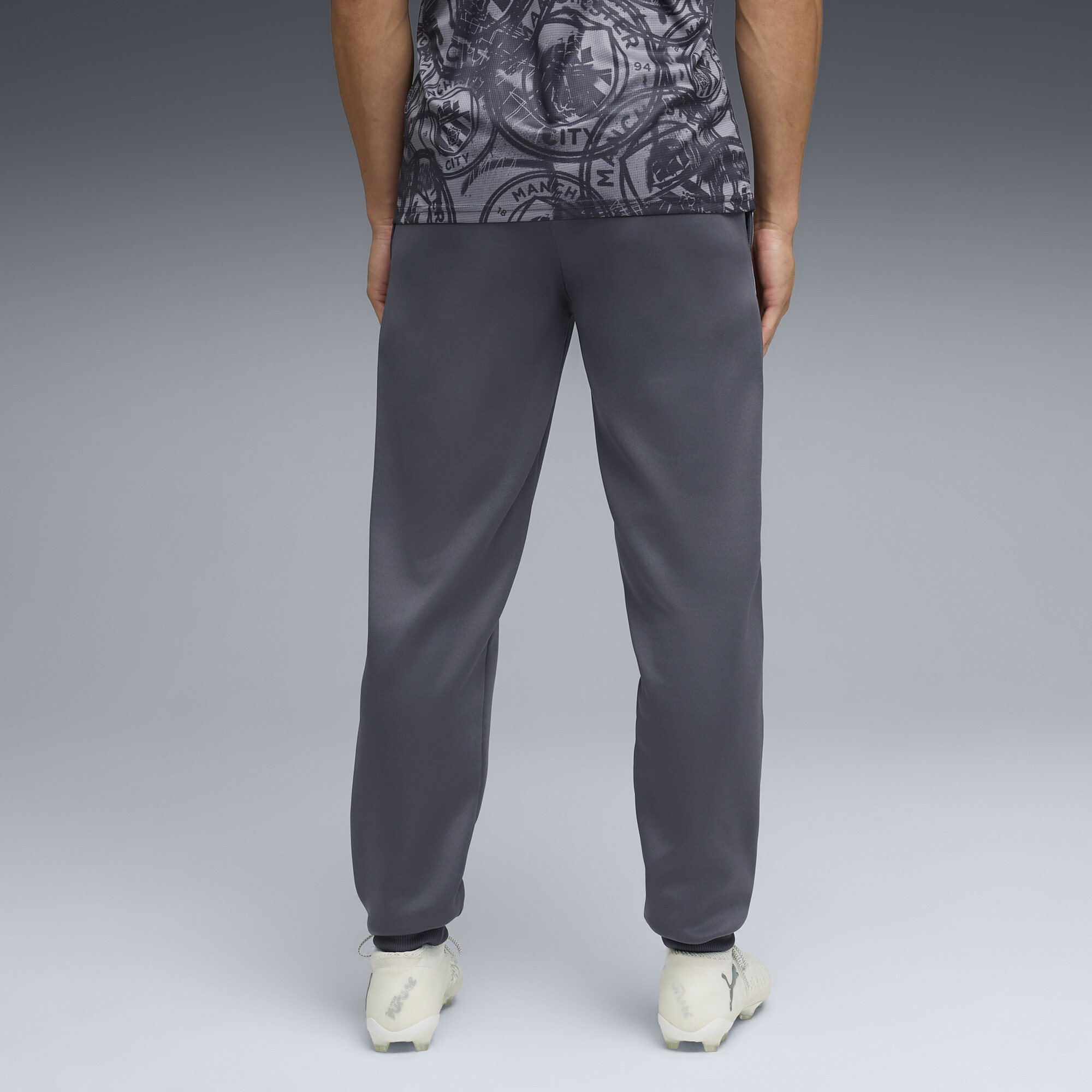 PUMA Manchester City KING Anthem broek voor Heren, Groen/Grijs, Maat XS thumbnail 3