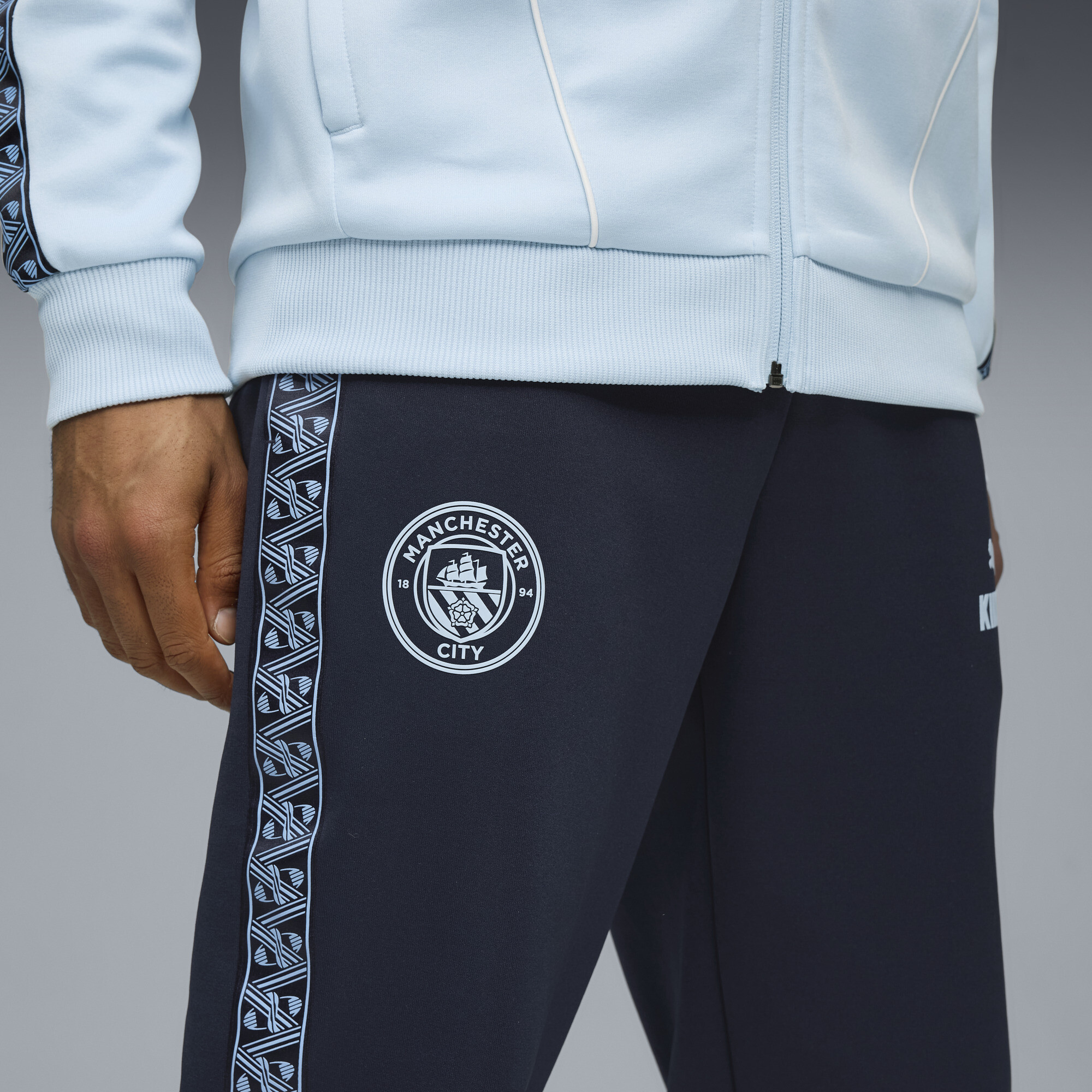 PUMA Manchester City KING Anthem broek voor Heren, Blauw, Maat M thumbnail 5