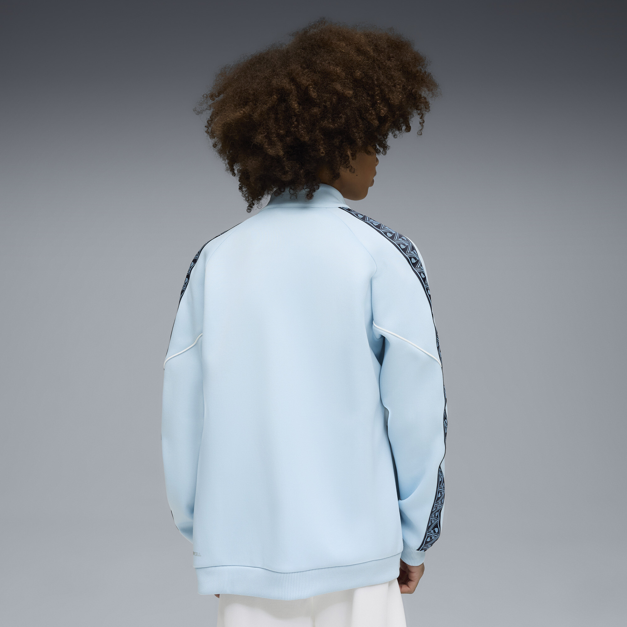 PUMA Manchester City KING Anthem jack, Blauw/Zilver, Maat 11-12Y thumbnail 4