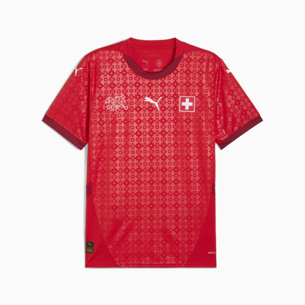Switzerland Women's Team 2025 Home Jersey Men, PUMA Red-Dark Crimson, large-ZAF
