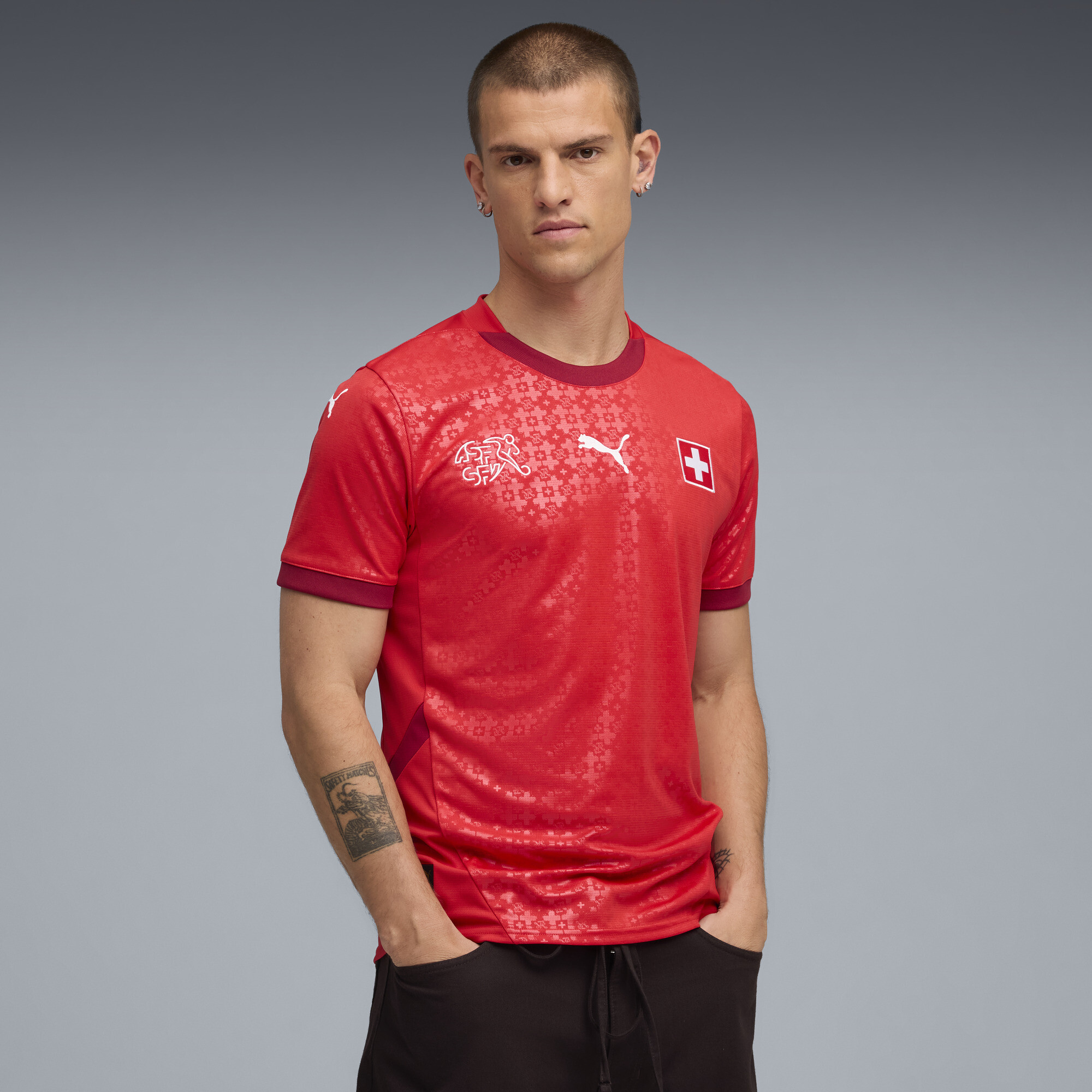 Switzerland Women's Team 2025 Home Jersey Men | PUMA Saudi Arabia