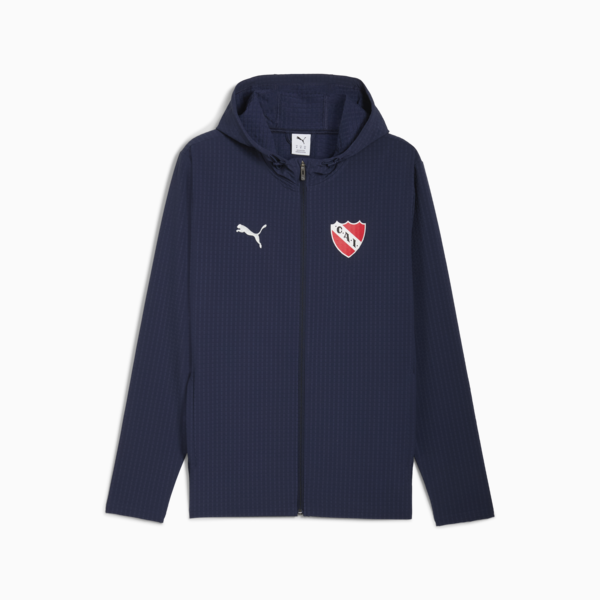 Campera de entrenamiento C.A. Independiente II para hombre, PUMA Navy-PUMA Silver, large-ARG