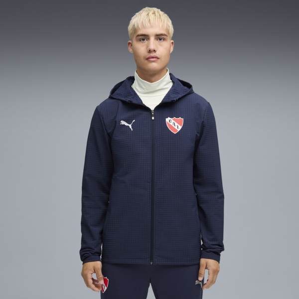 Campera de entrenamiento C.A. Independiente II para hombre, PUMA Navy-PUMA Silver, large-ARG